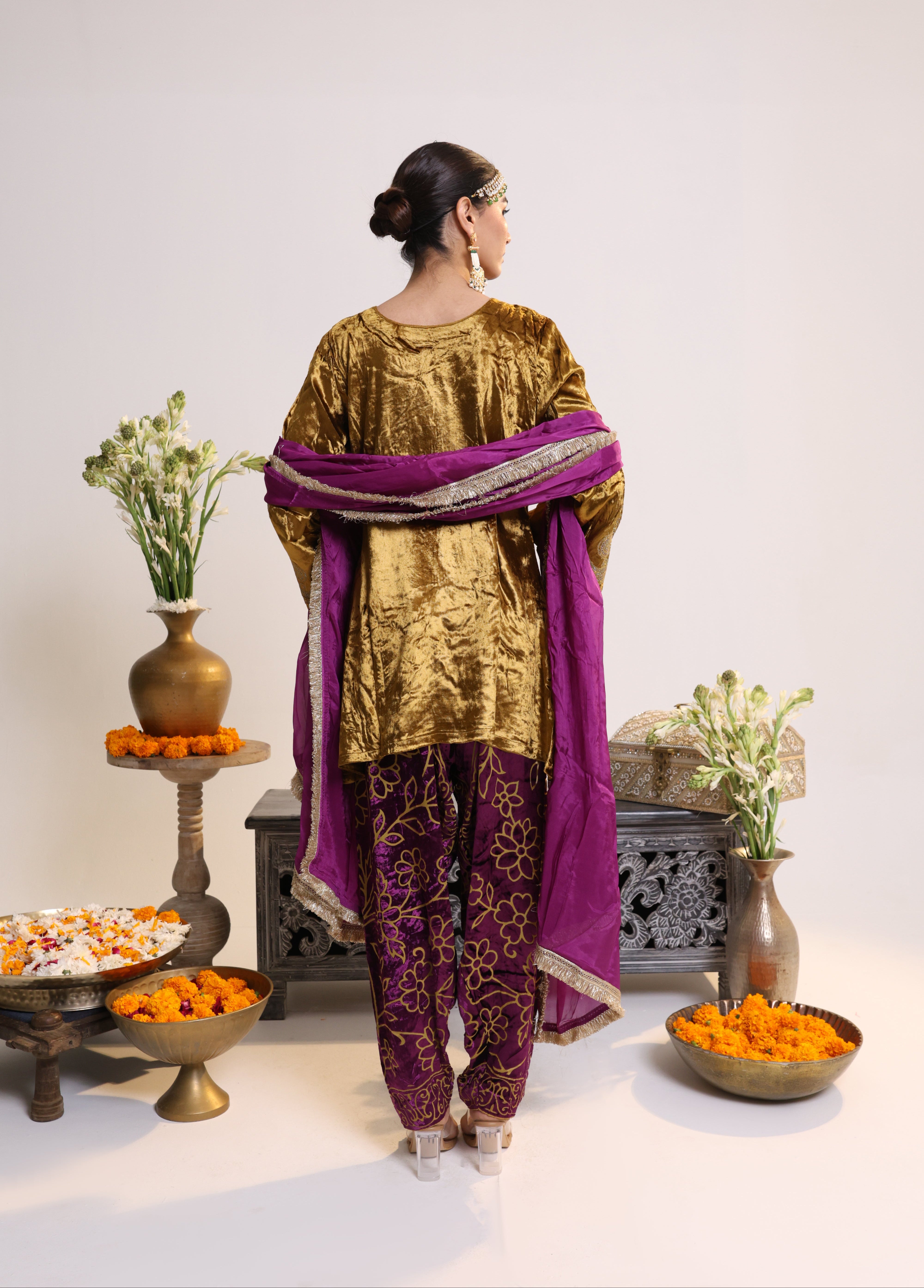 Parizaad – Velvet Farshi Salwar Suit