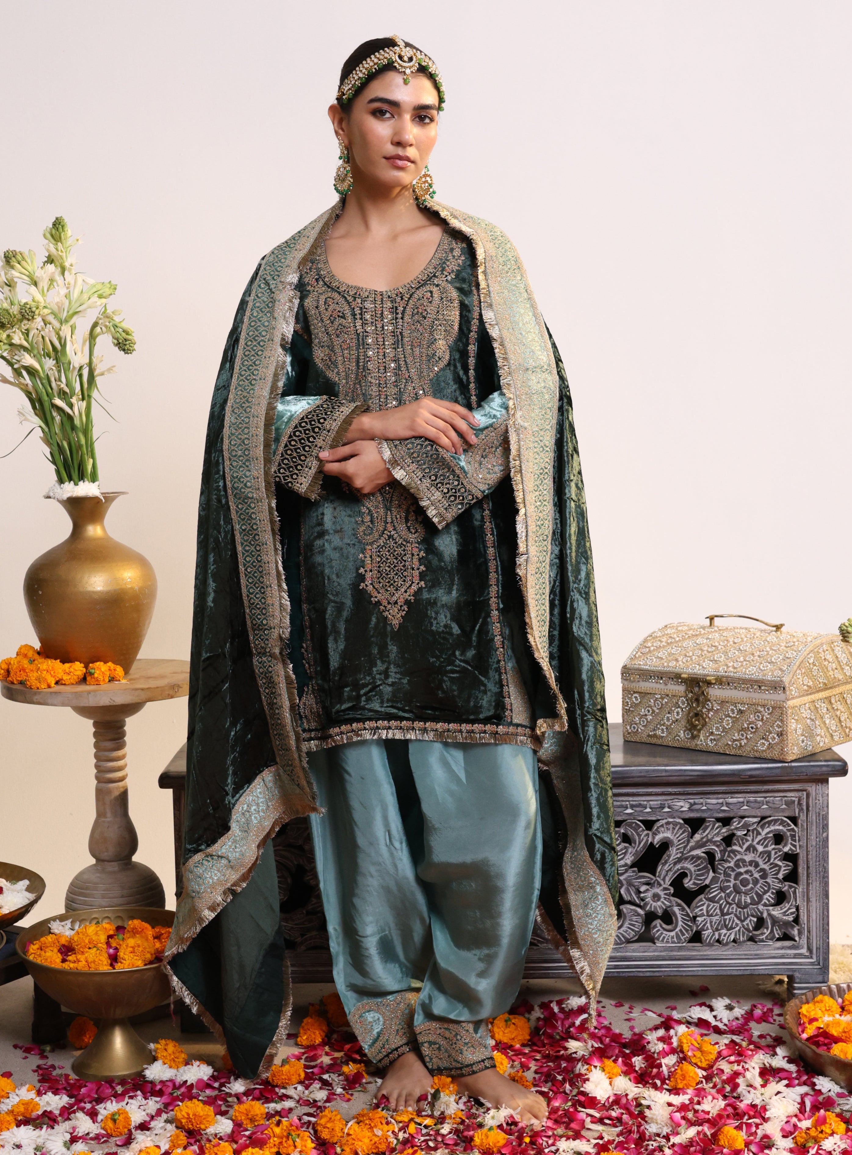 Nazira – Velvet Farshi Salwar Suit