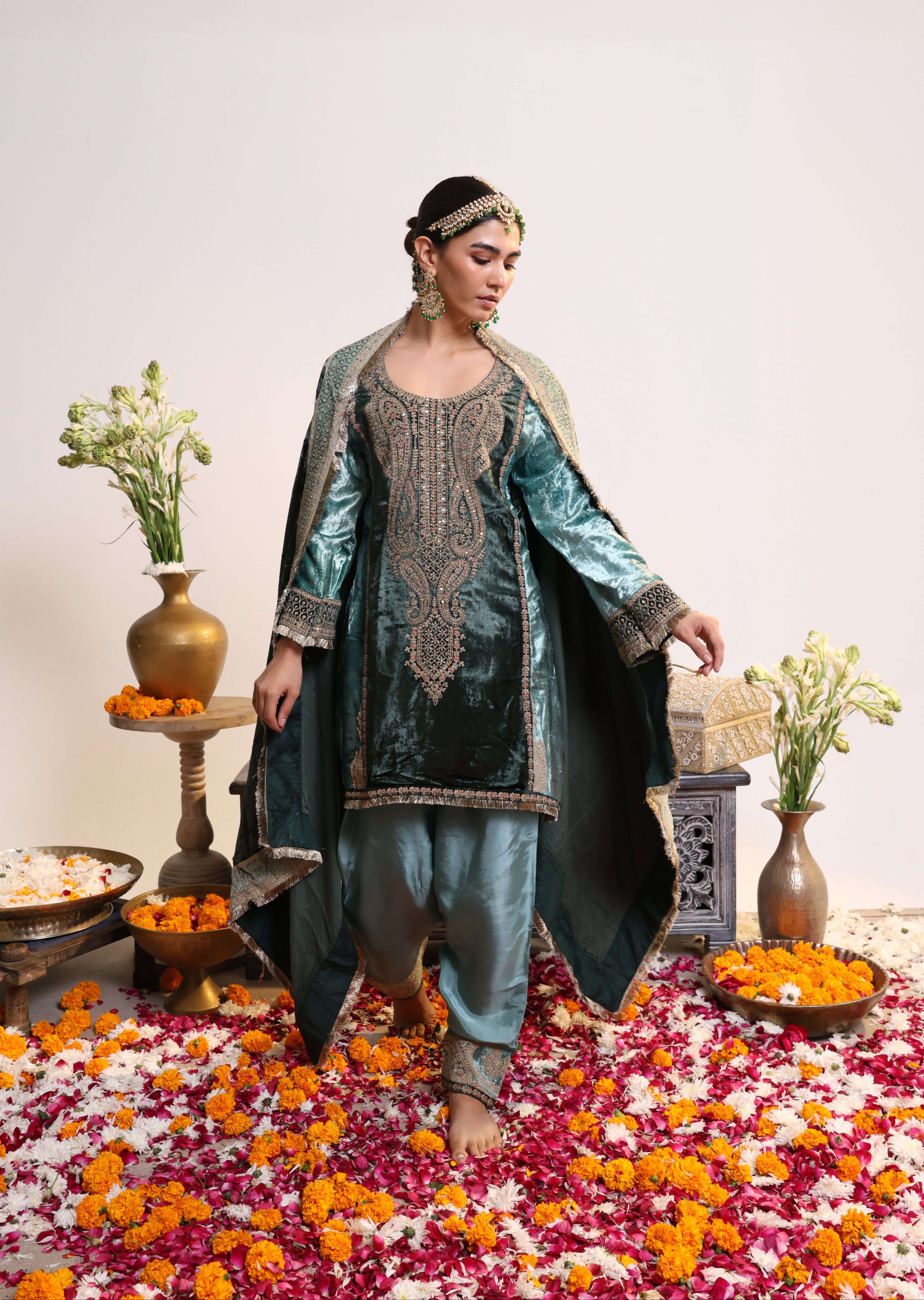 Nazira – Velvet Farshi Salwar Suit
