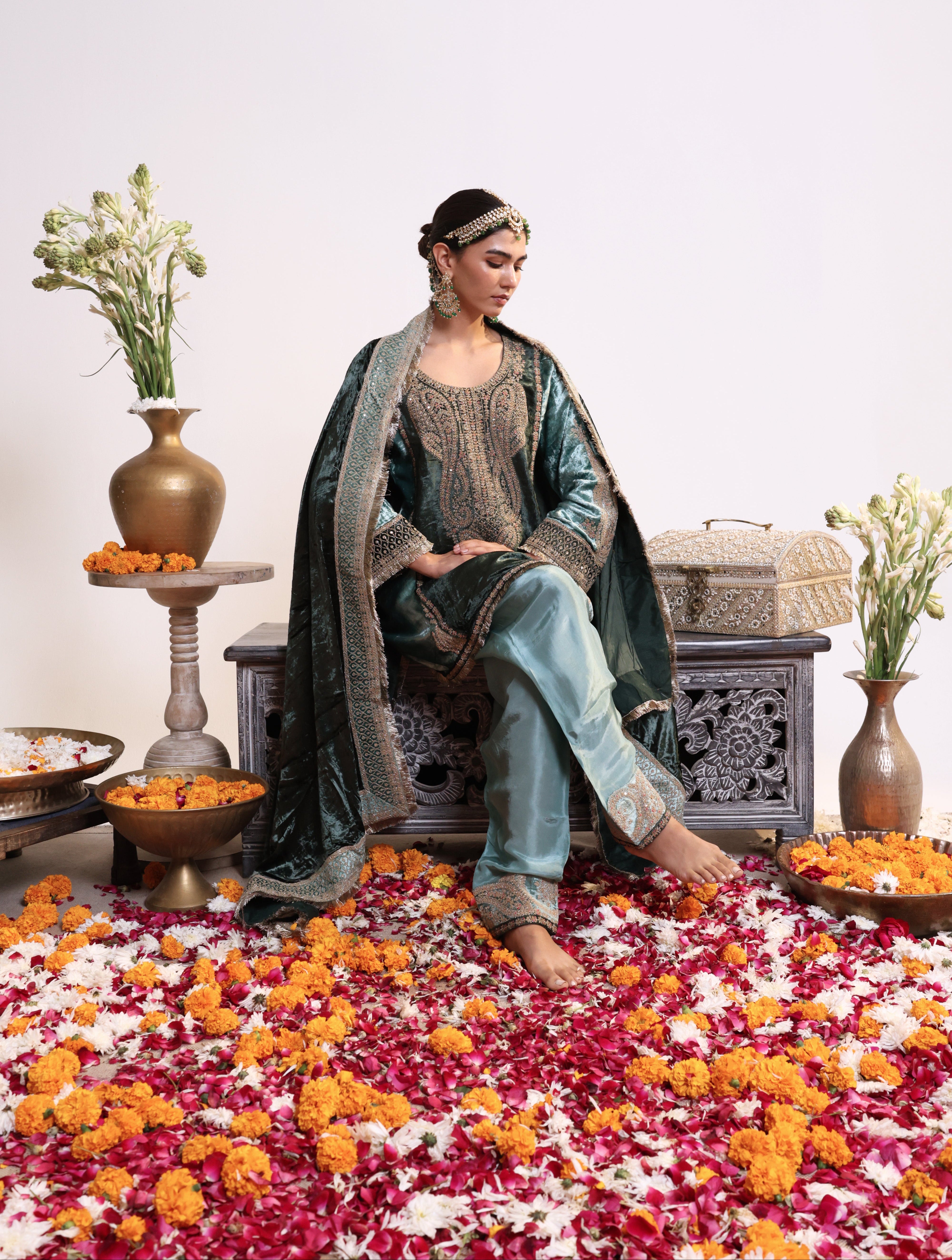 Nazira – Velvet Farshi Salwar Suit