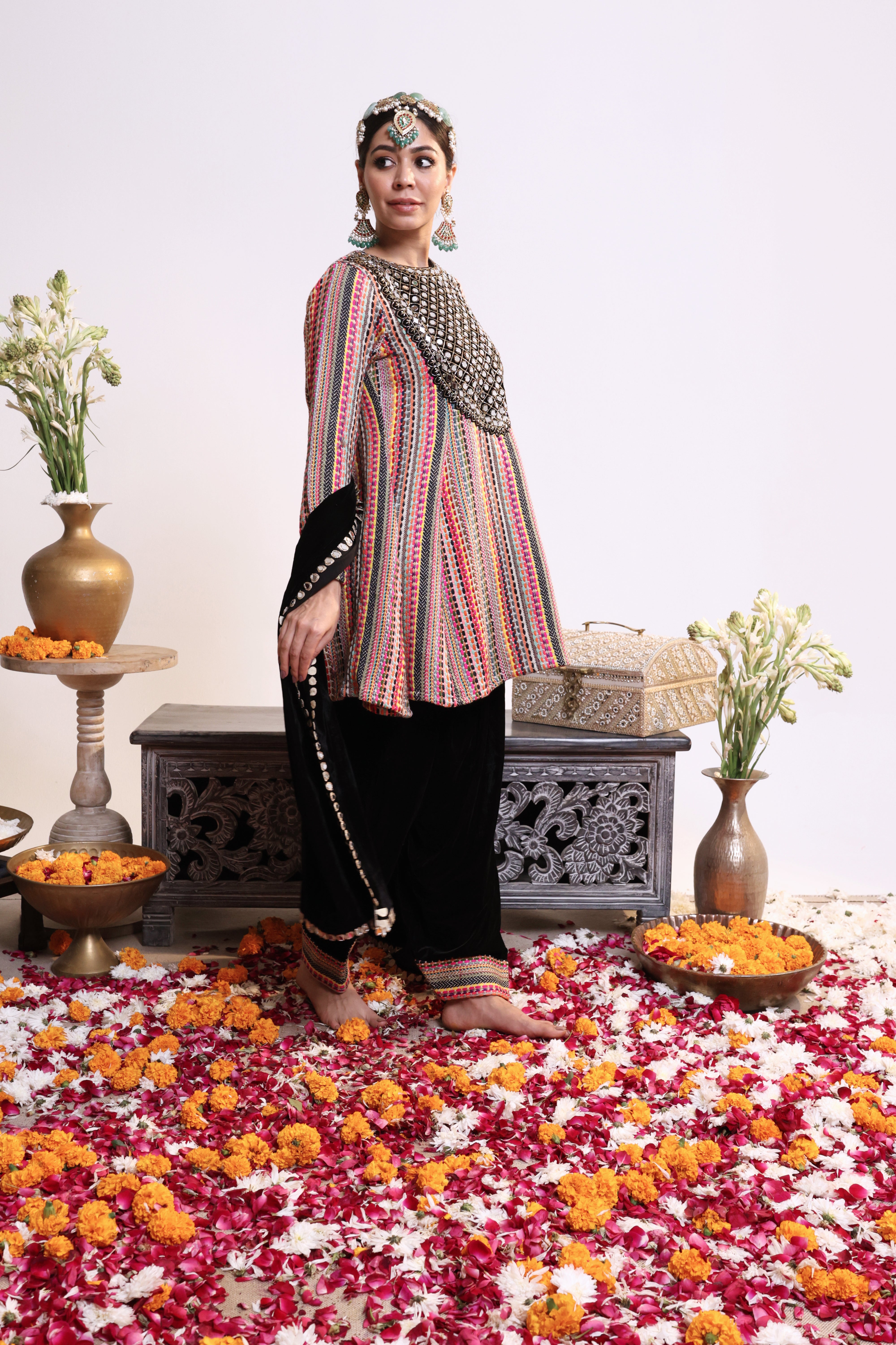 Zarmina – Velvet Farshi Salwar Suit