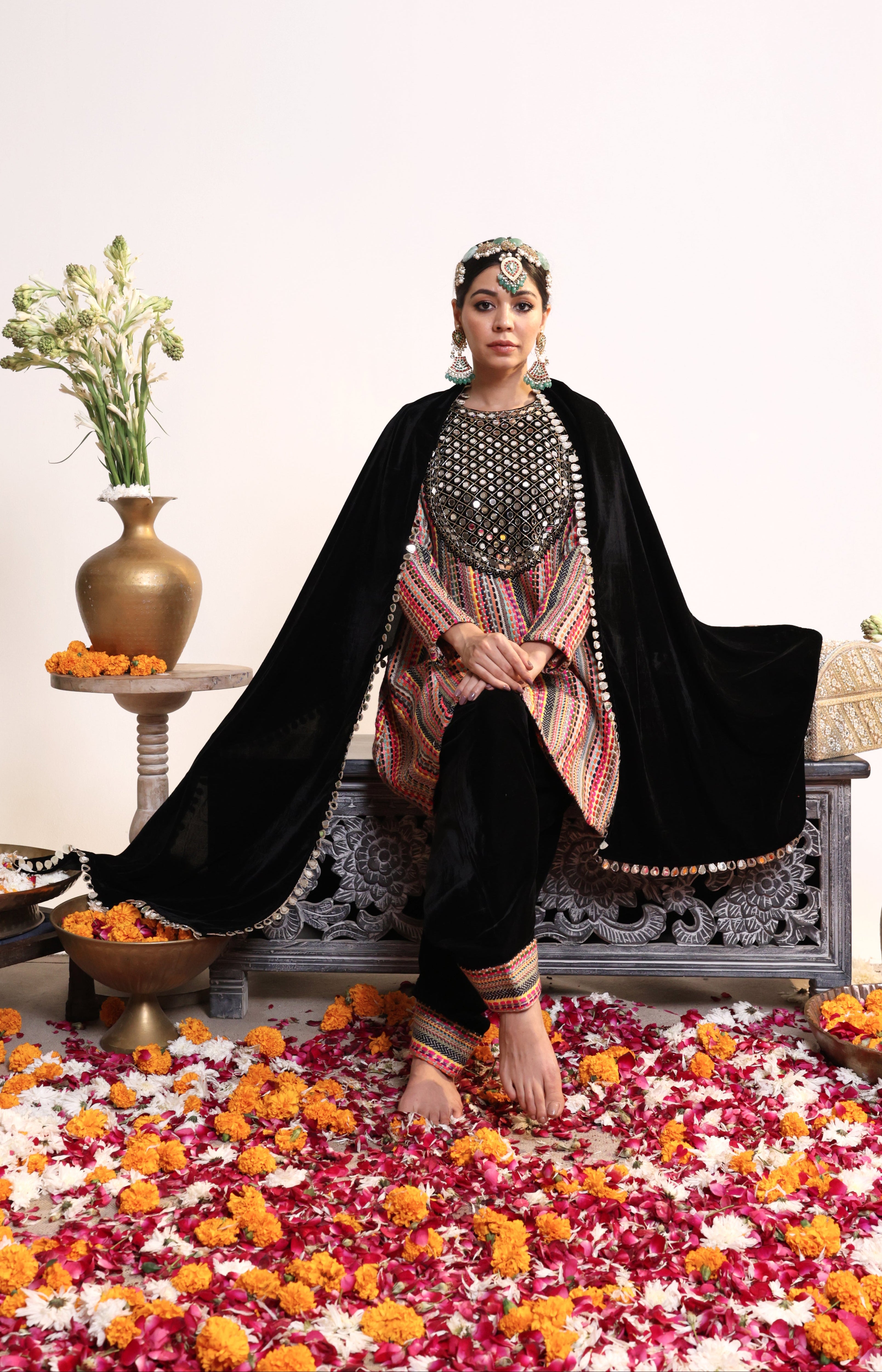 Zarmina – Velvet Farshi Salwar Suit
