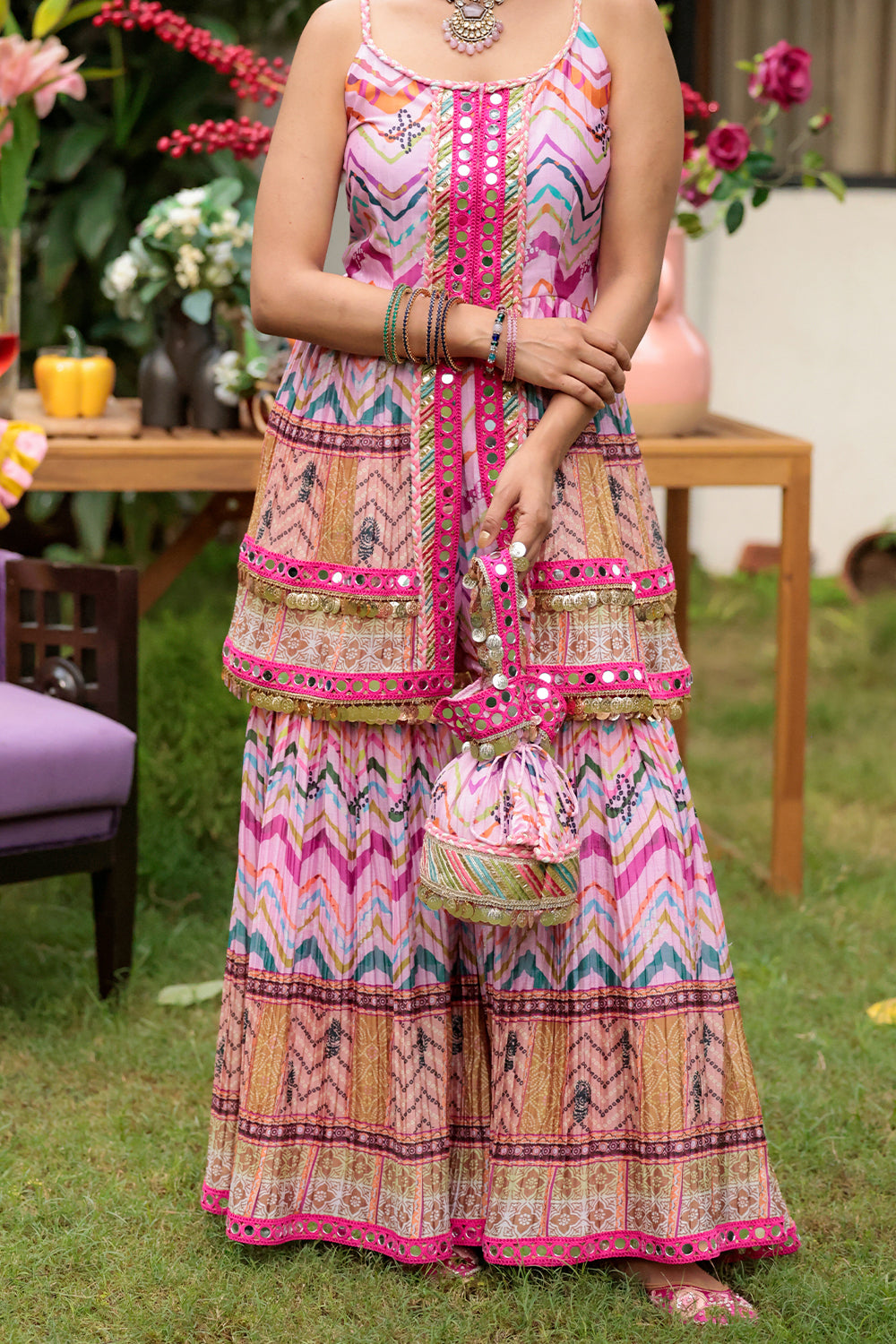 PINK - RIVARA GHARARA SET