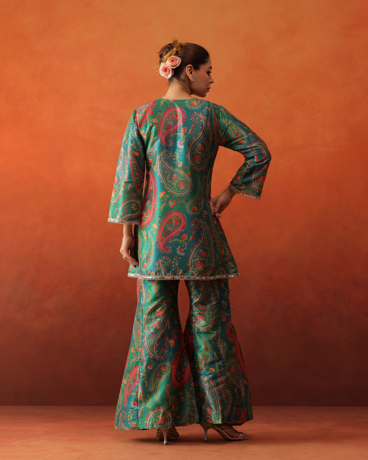 Falak - Bell Bottom Pants Set