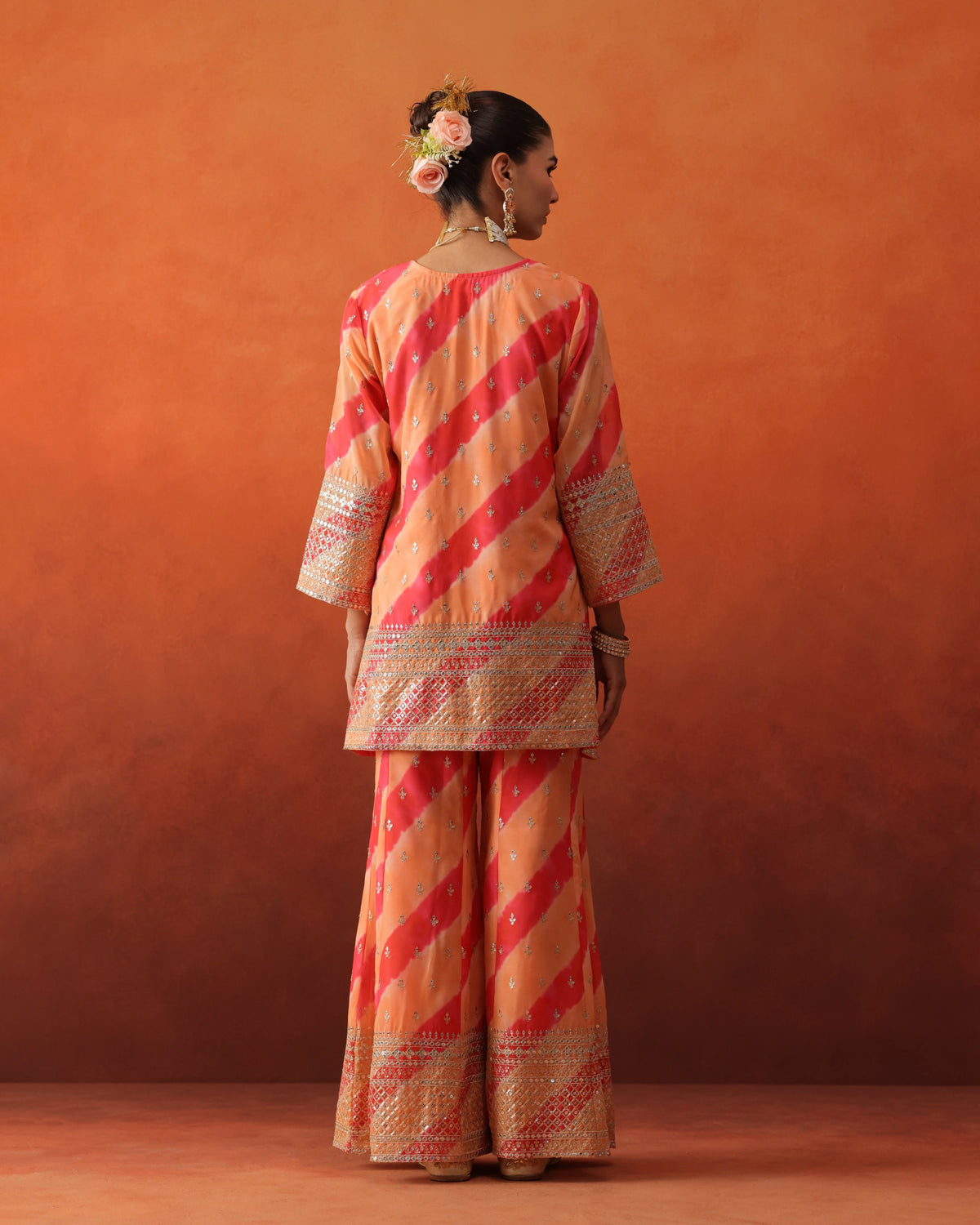 Leher - Pleated Farshi Pants Set