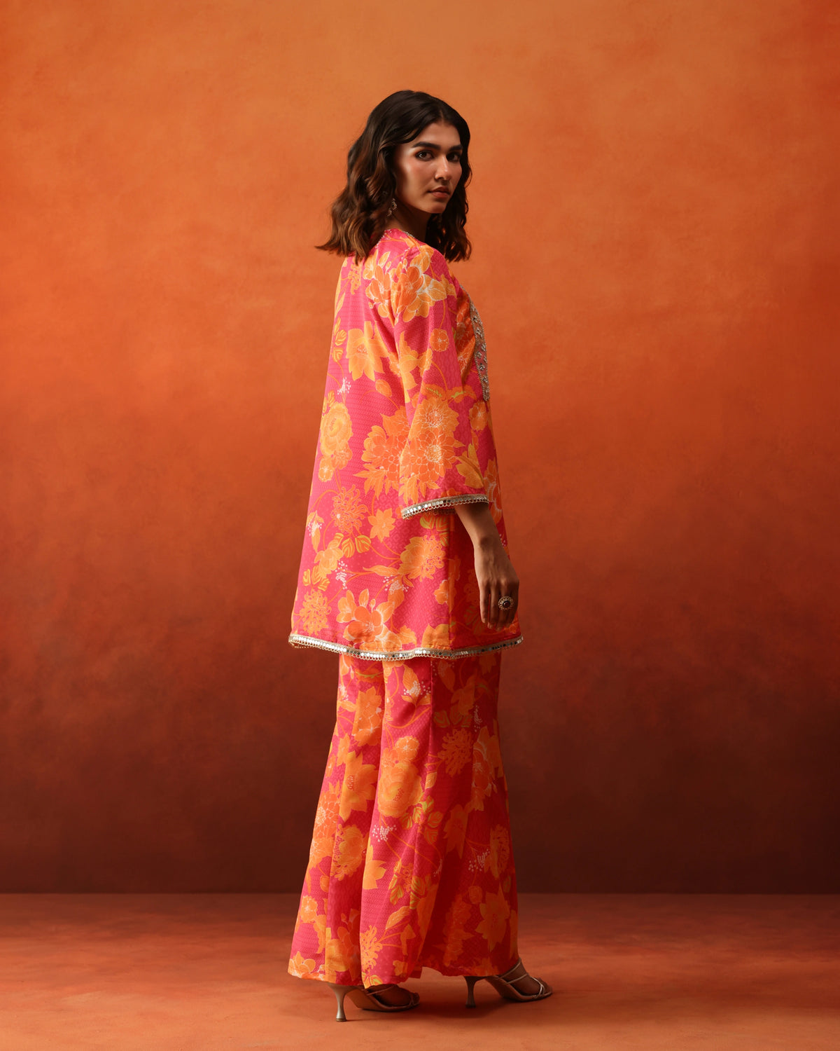 Rangrez - Bell Bottom Pants Set