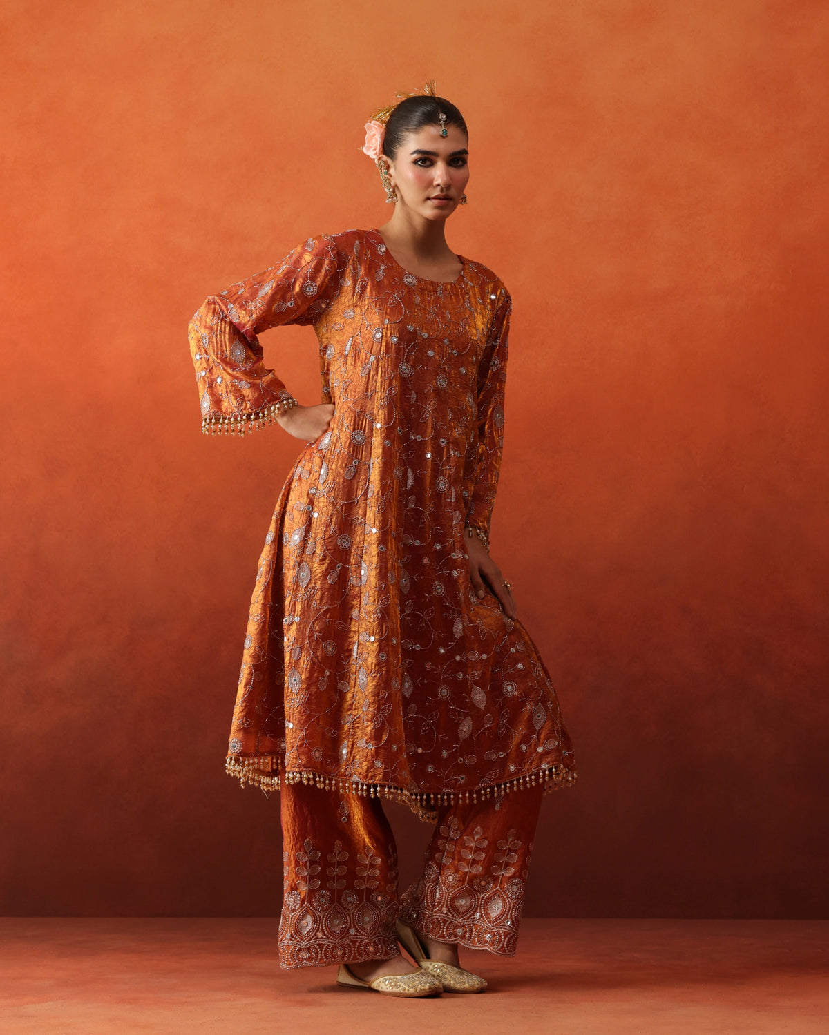 Kesar - Wide-leg Pants Set