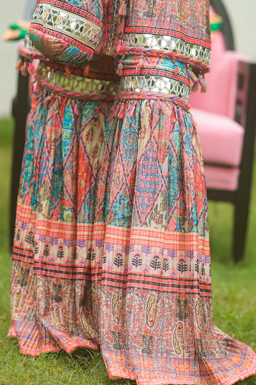 ORANGE - RIVARA GHARARA SET