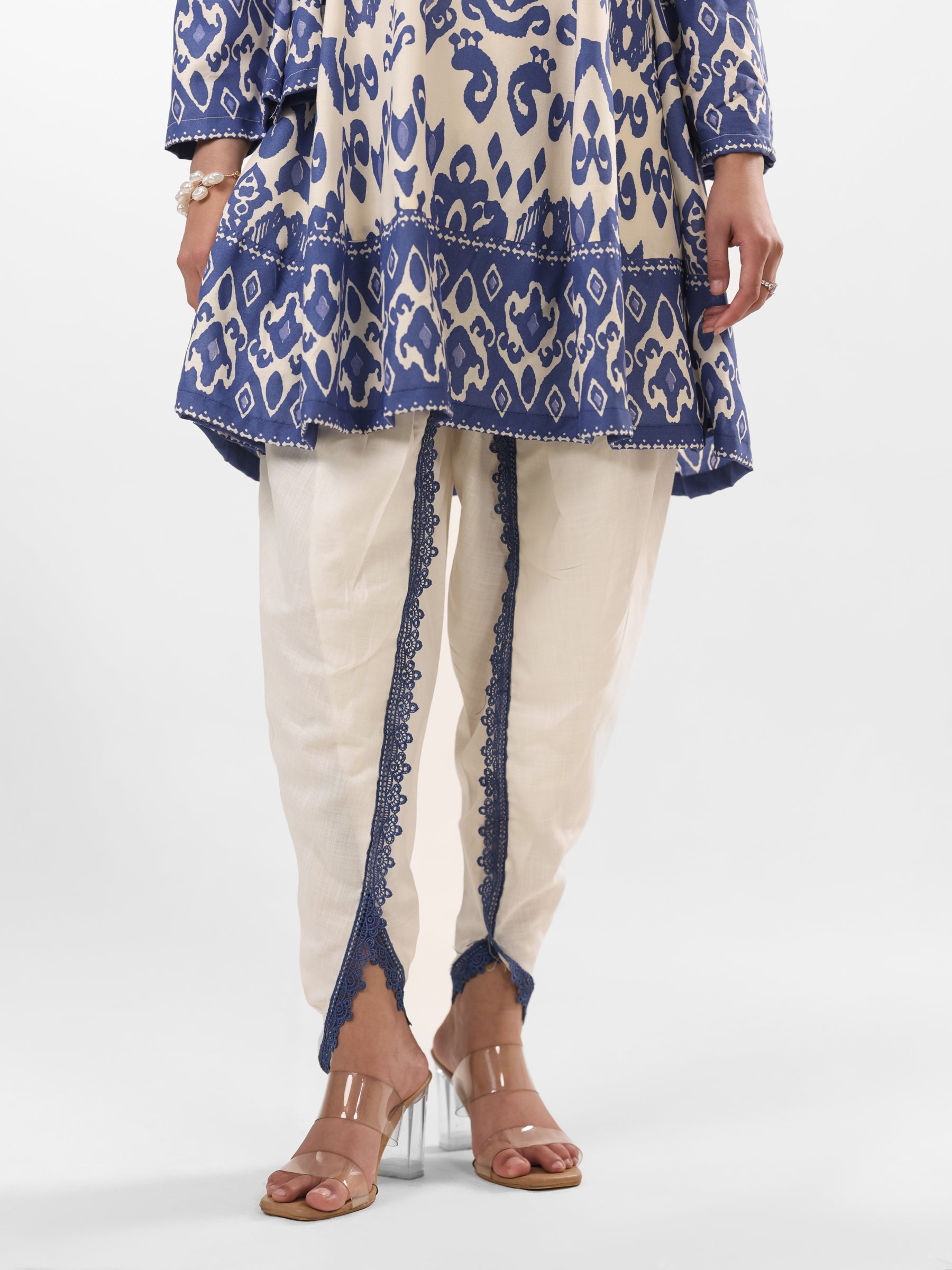 Elara - Printed Dhoti Set