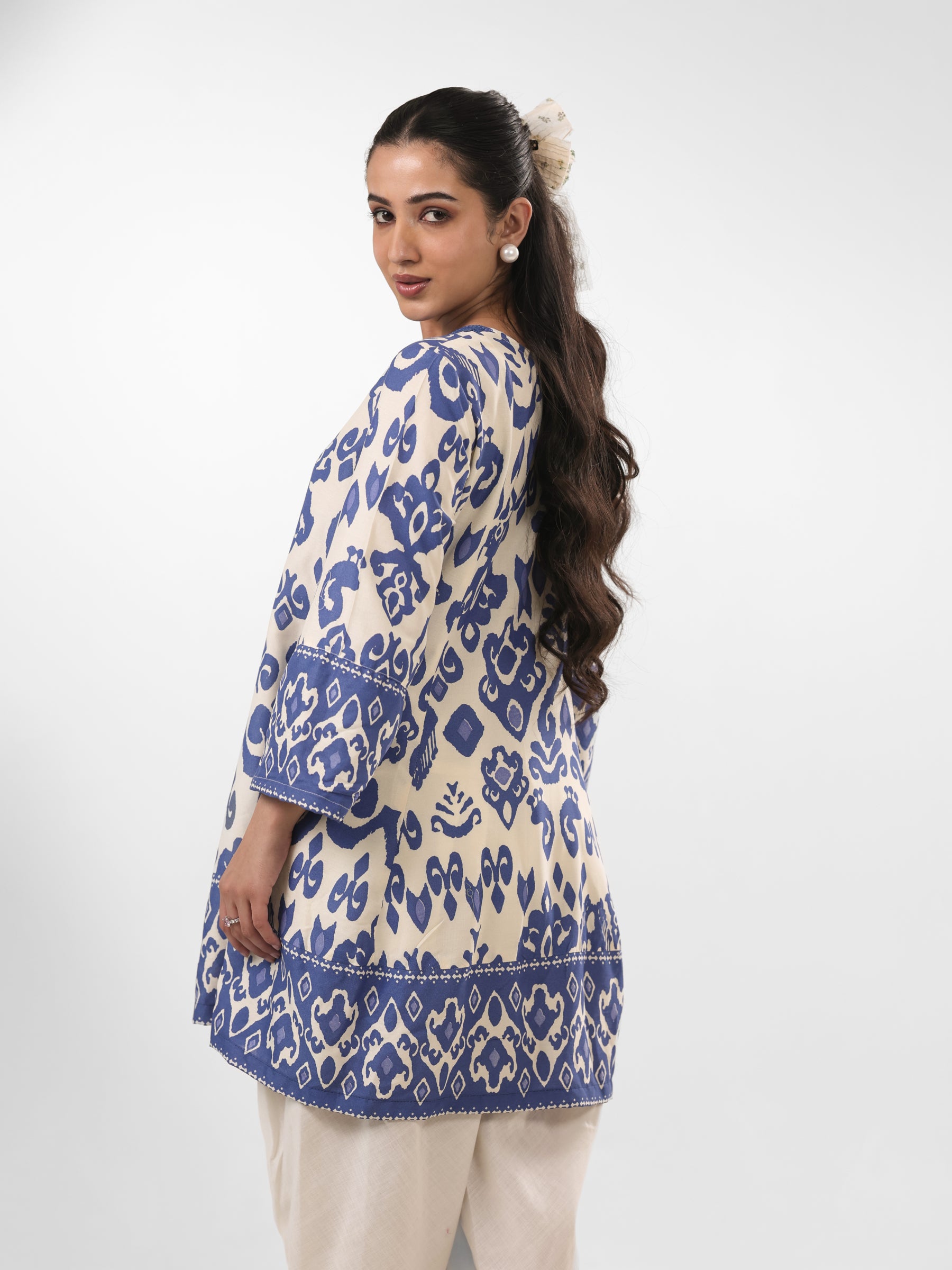 Elara - Printed Dhoti Set