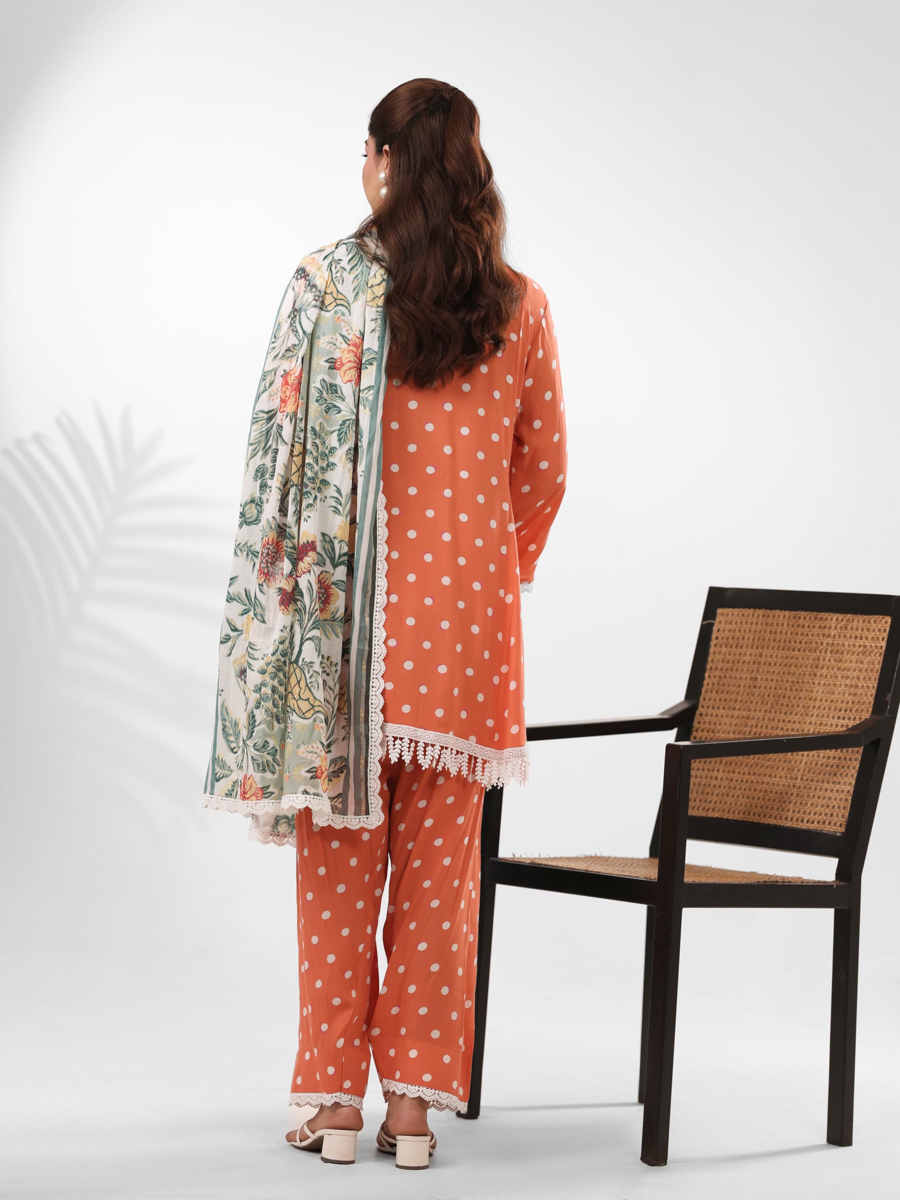 Orange Meadow - Farshi Salwar Set