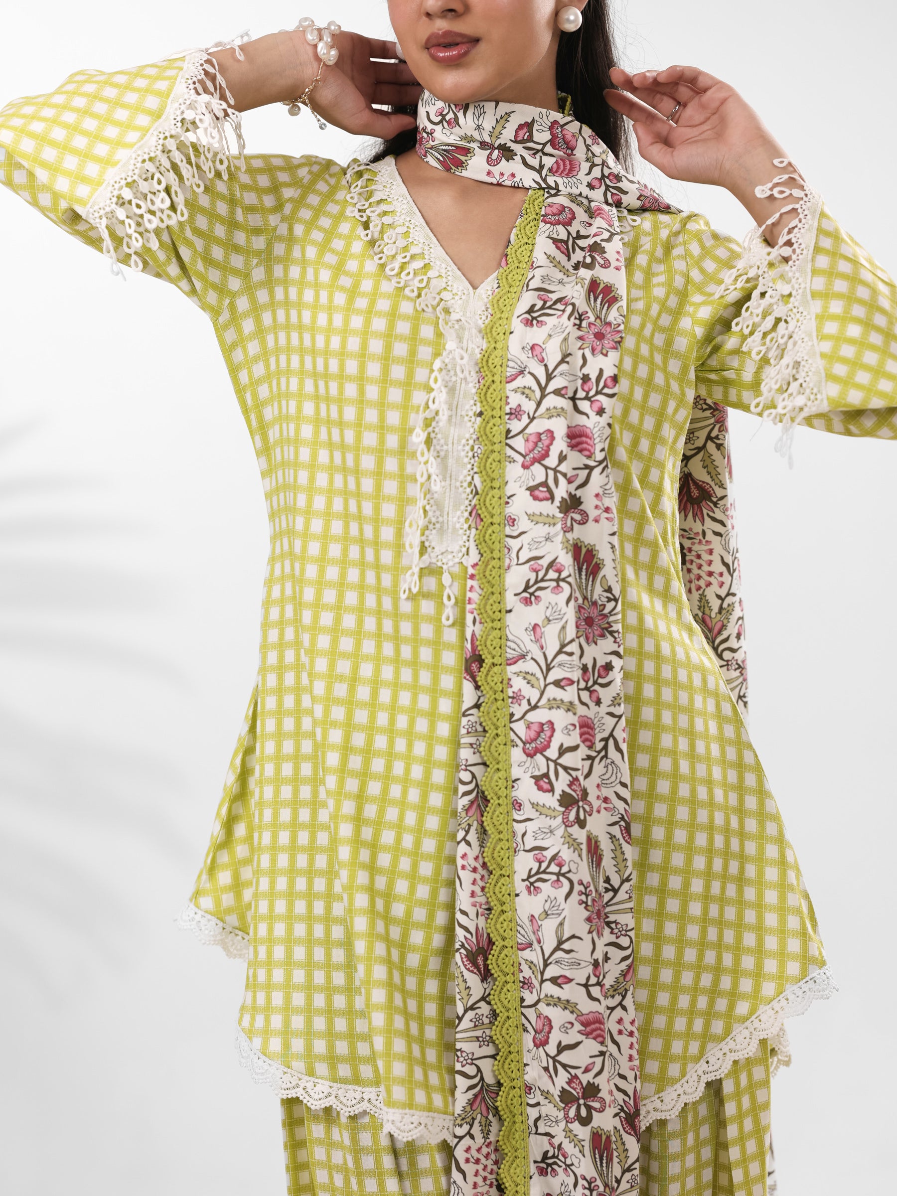 Green Meadow - Farshi Salwar Set