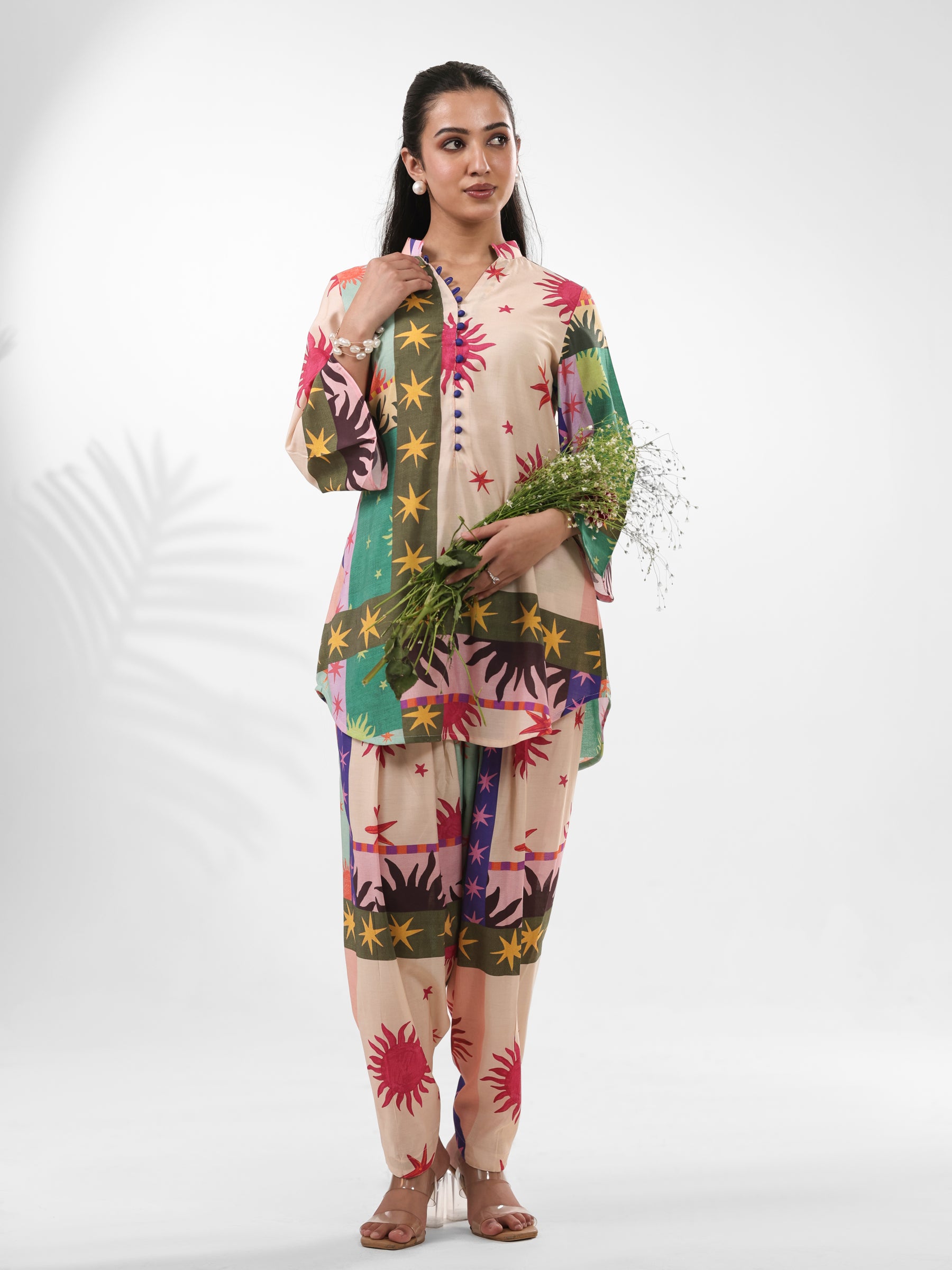 Astra - Printed Farshi Salwar Set