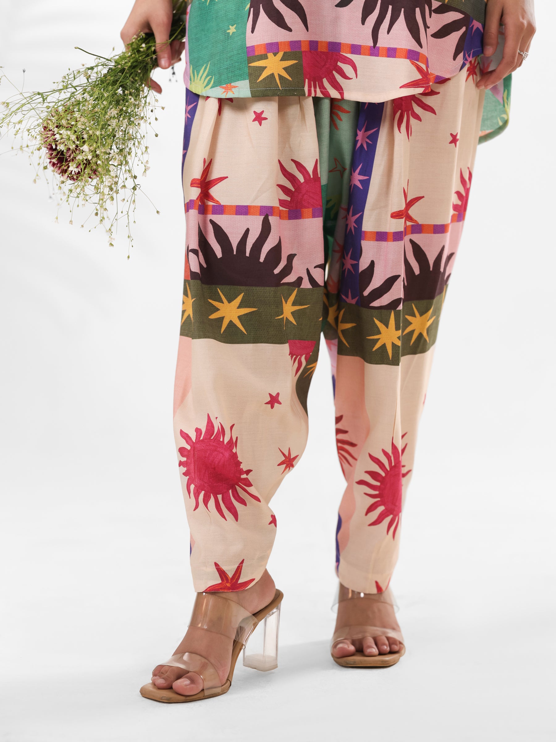 Astra - Printed Farshi Salwar Set