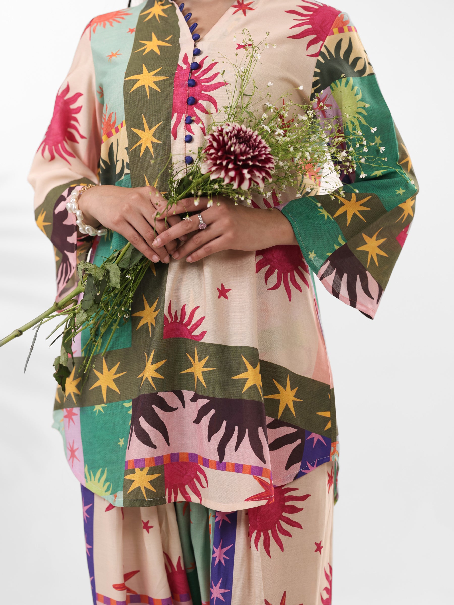 Astra - Printed Farshi Salwar Set