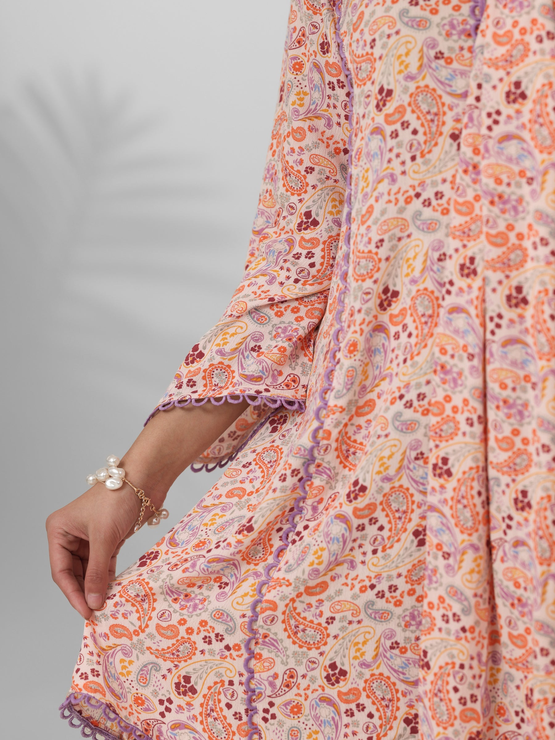 Peach Scarlet - Farshi Salwar Set