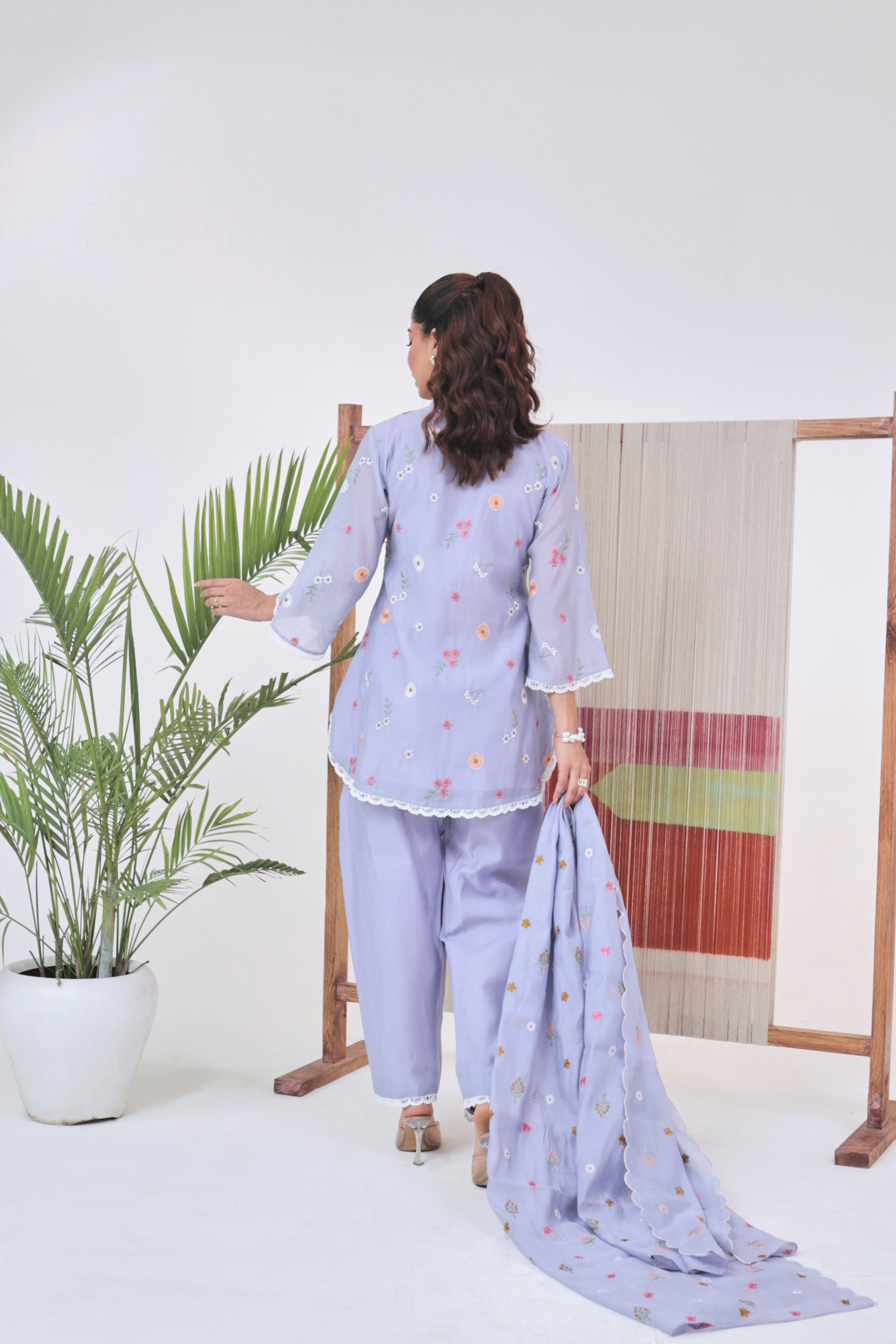 Celest - Embroidered Farshi Salwar Set