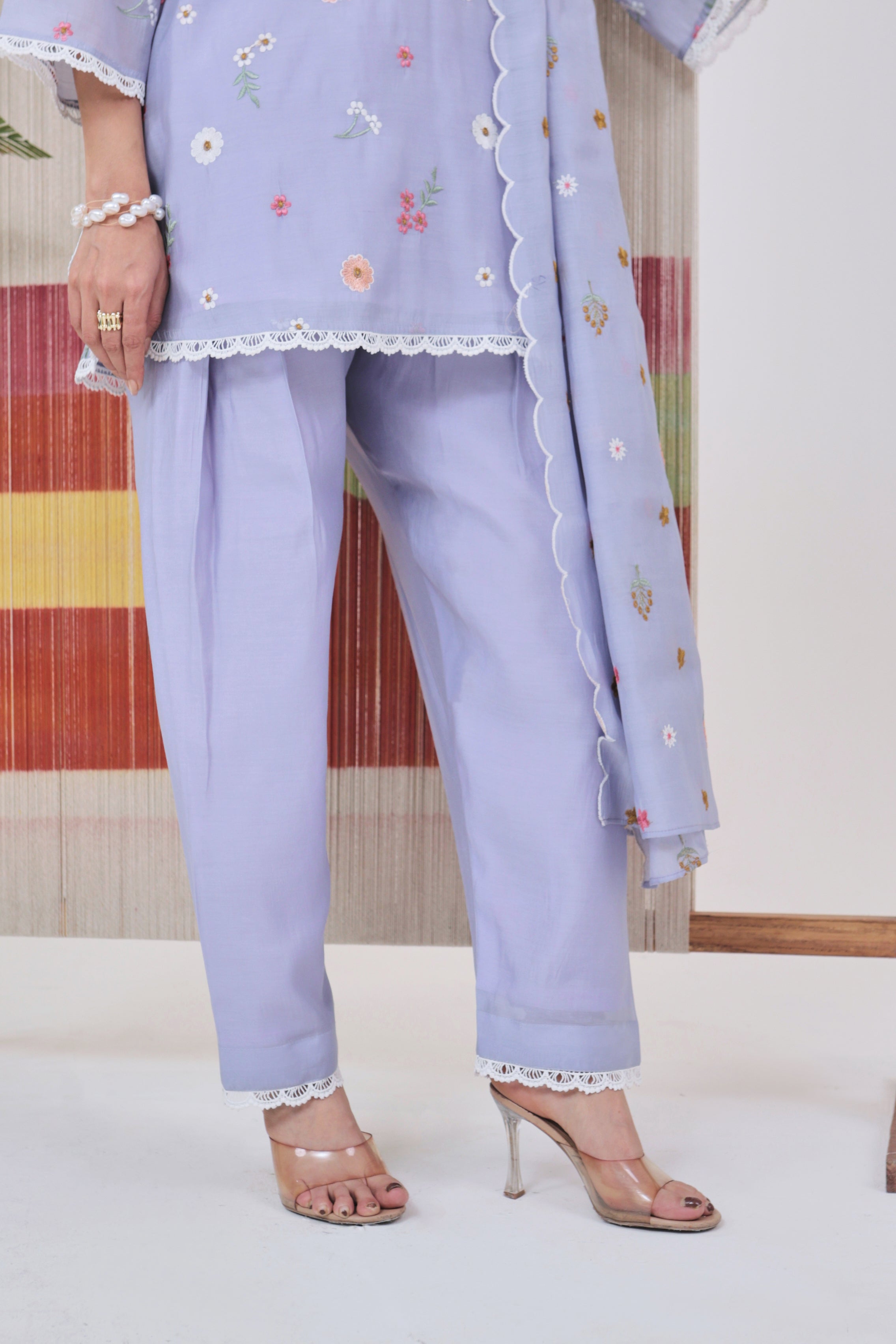Celest - Embroidered Farshi Salwar Set
