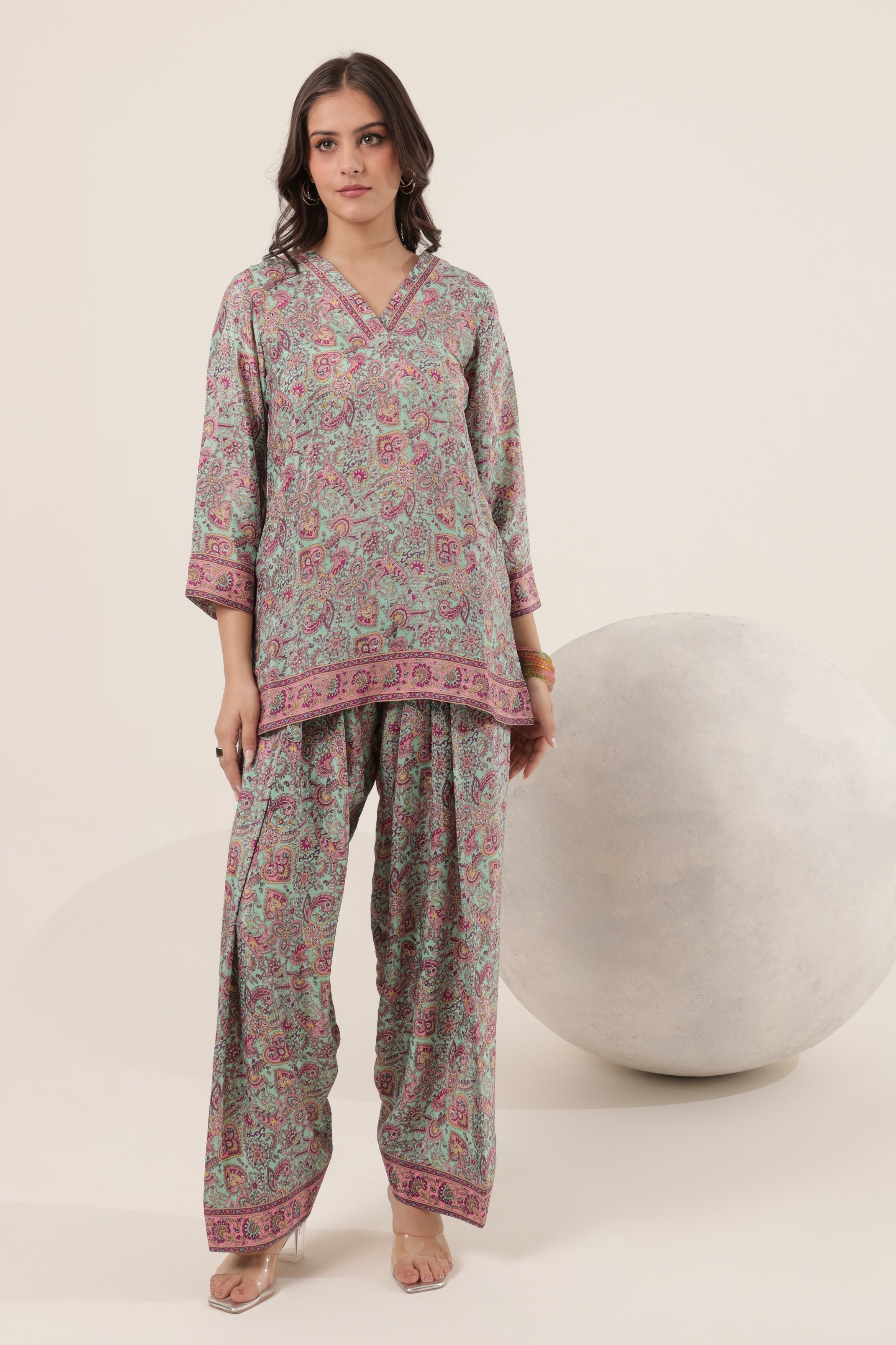 Sage Lina Farshi Salwar