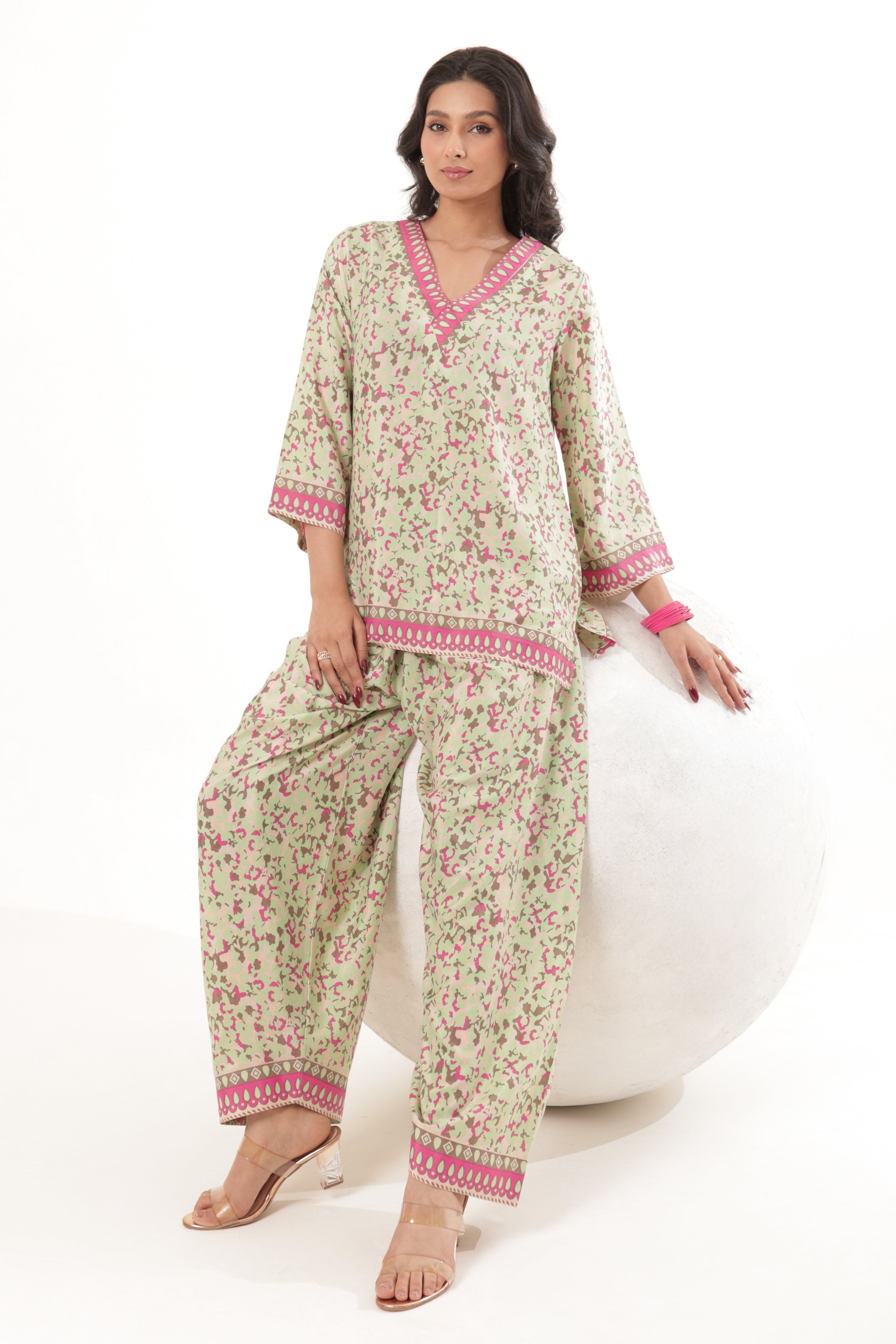 Green Lina Farshi Salwar