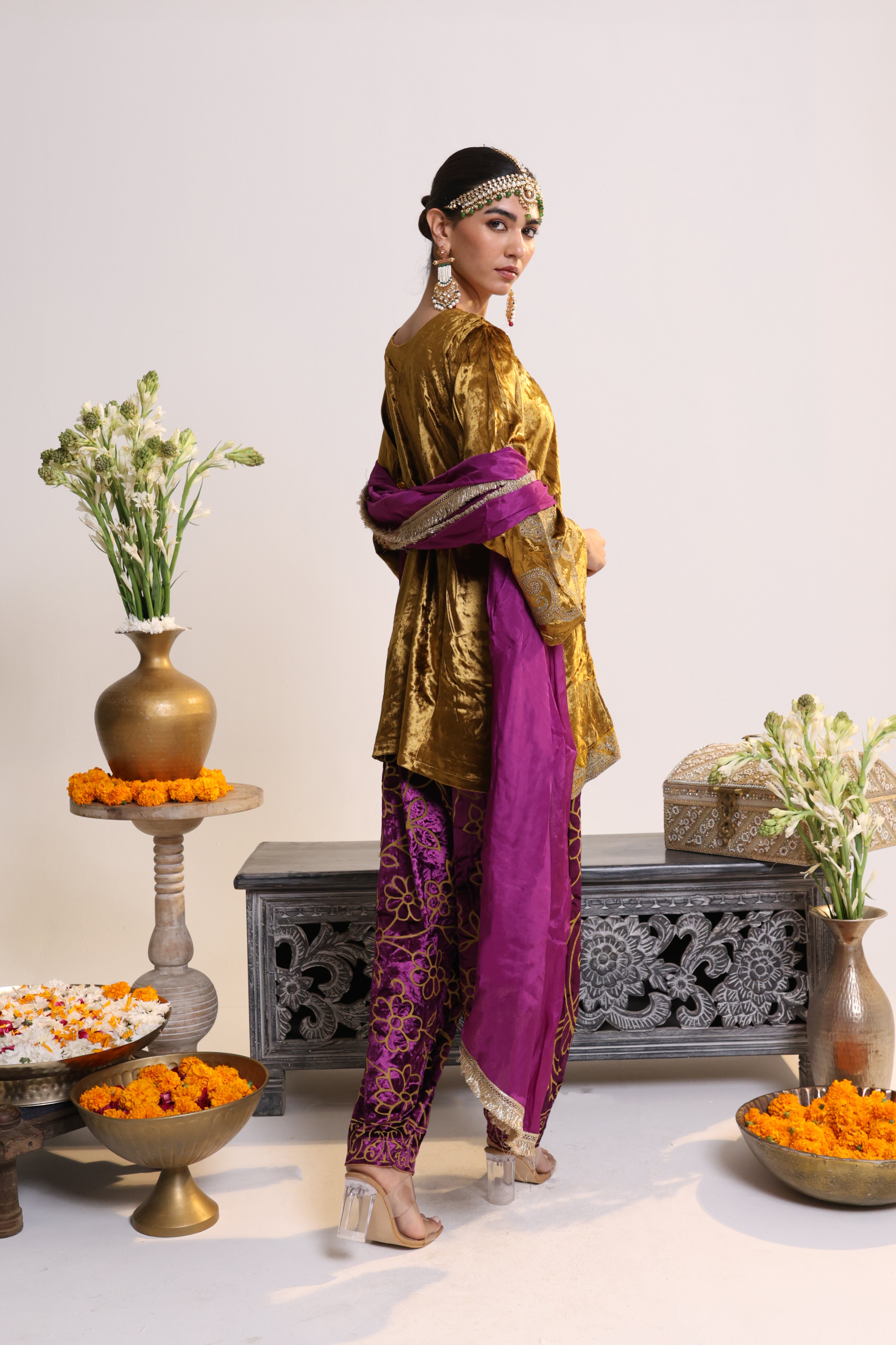 Parizaad – Velvet Farshi Salwar Suit