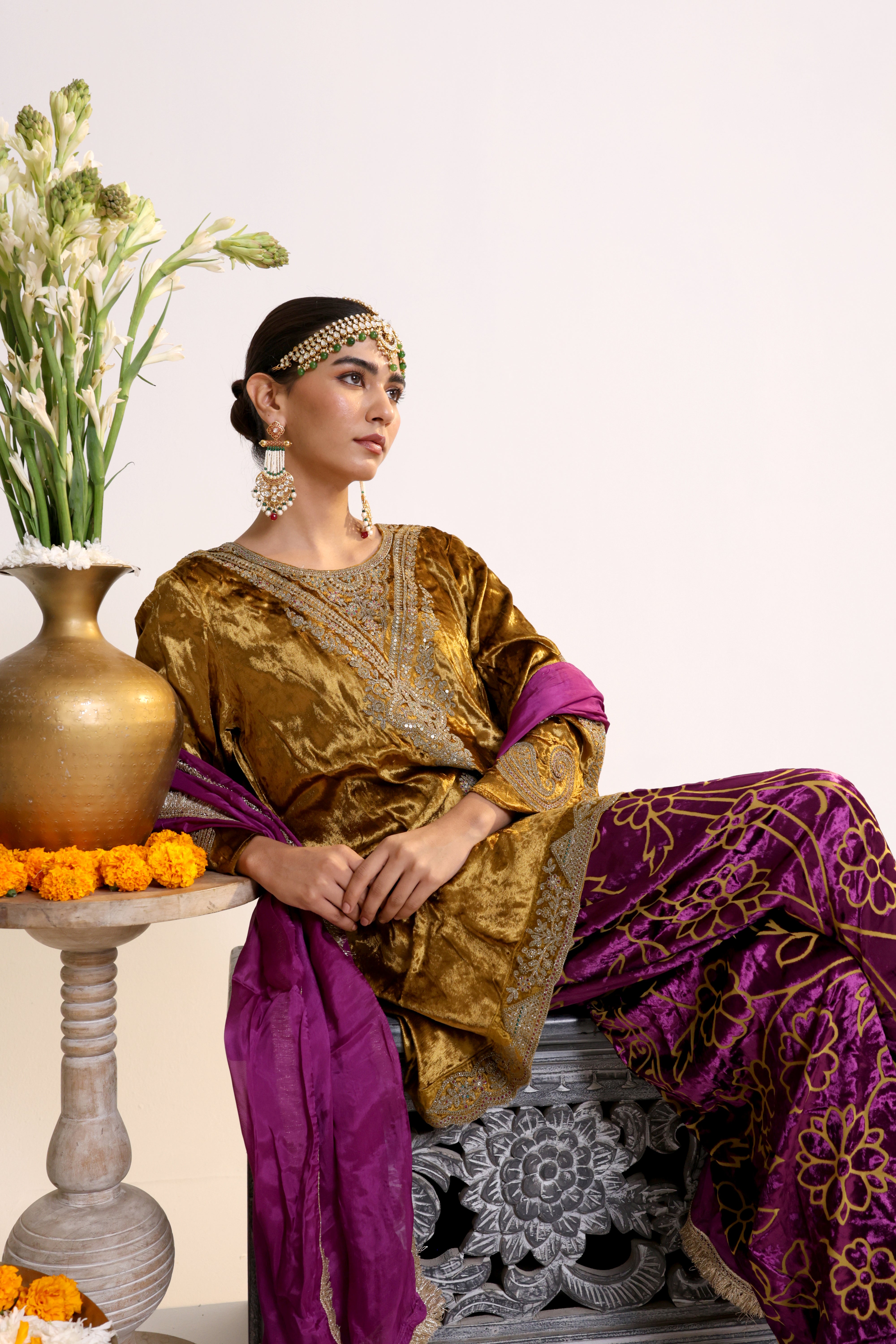 Parizaad – Velvet Farshi Salwar Suit