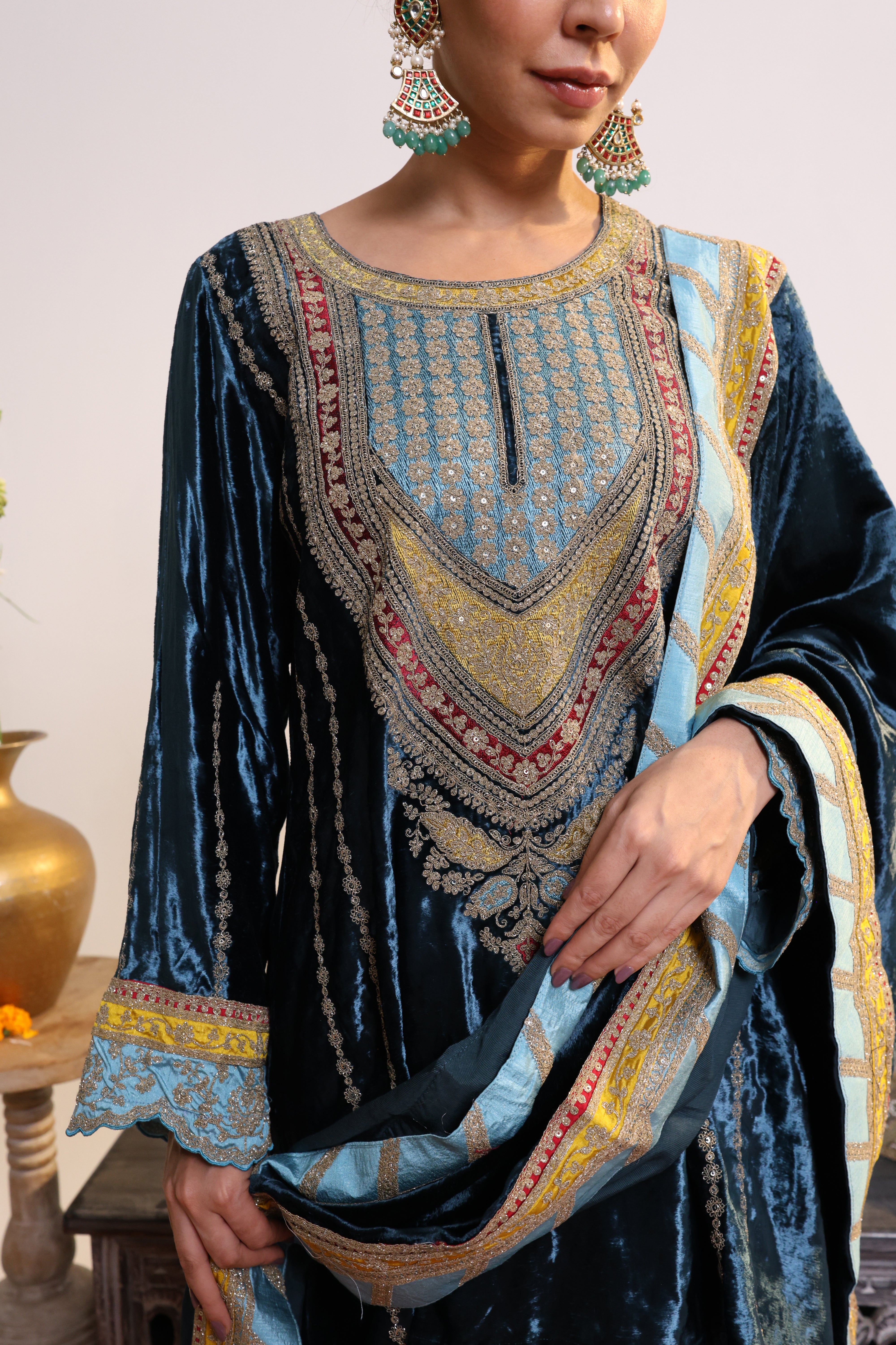 Sumbul – Velvet Farshi Salwar Suit