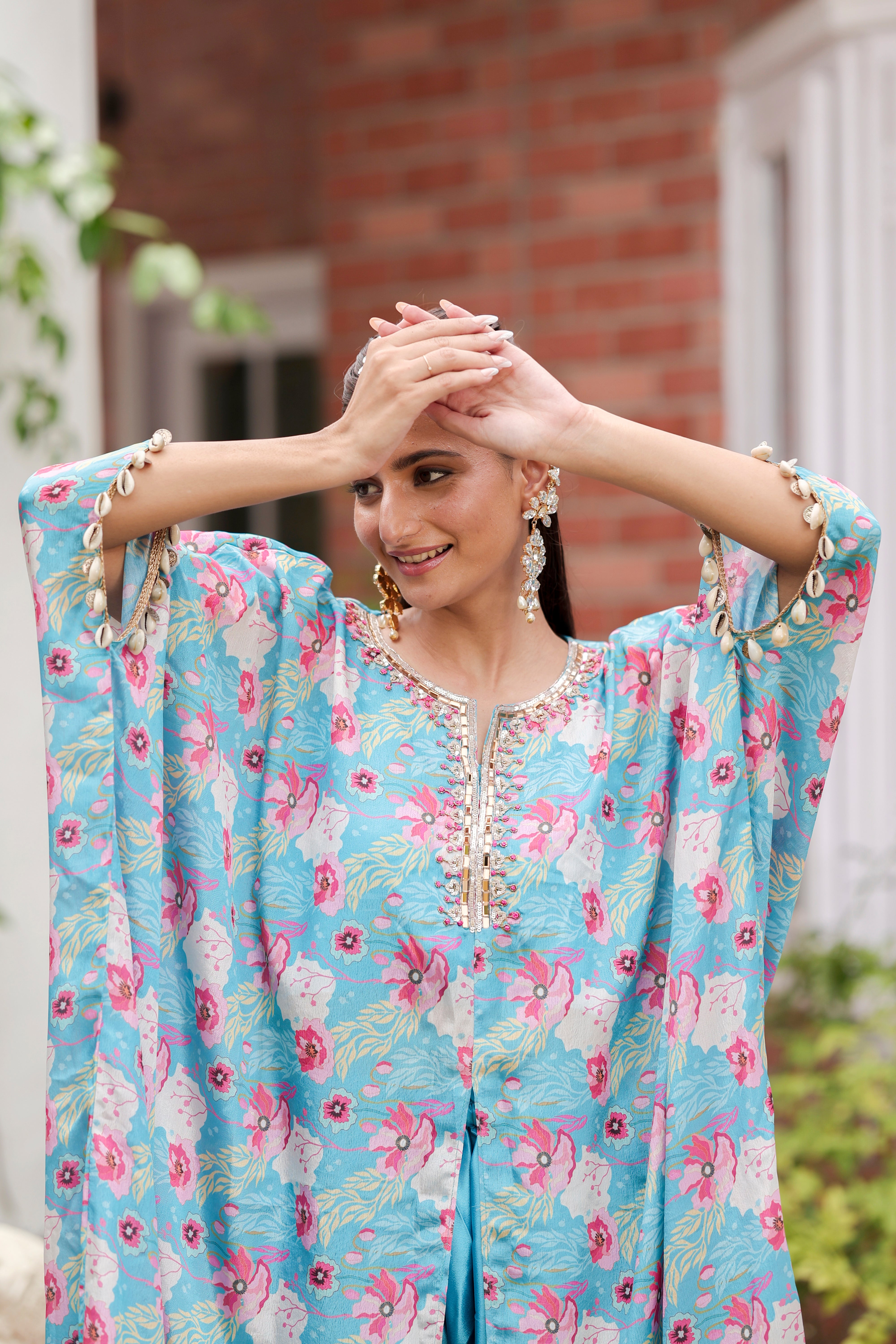 Aafreen - Kaftaan Set with Dhoti Pants