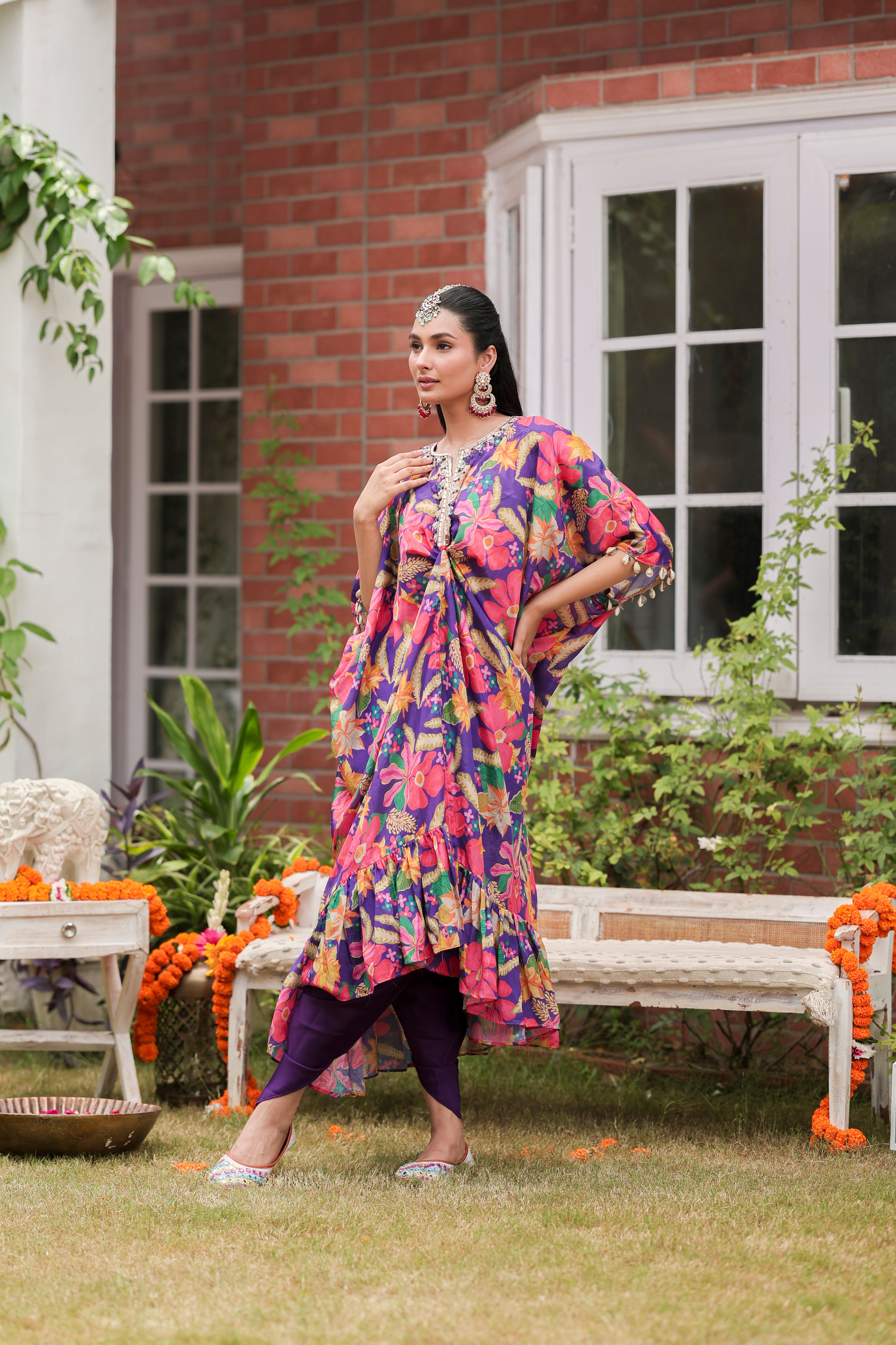 Sitara - Kaftaan Set with Dhoti Pant