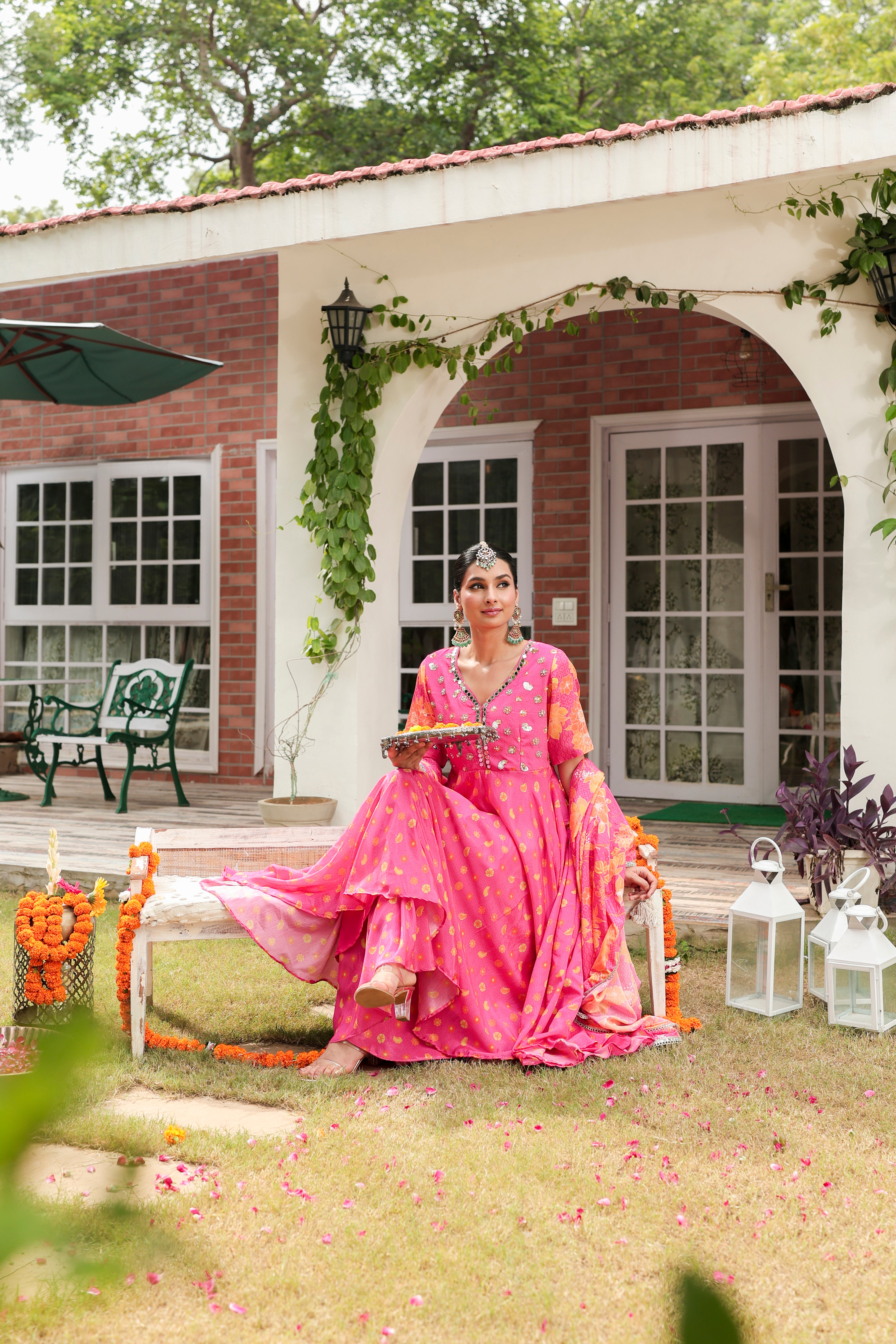 Vira - Anarkali and Flared Pants and Dupatta