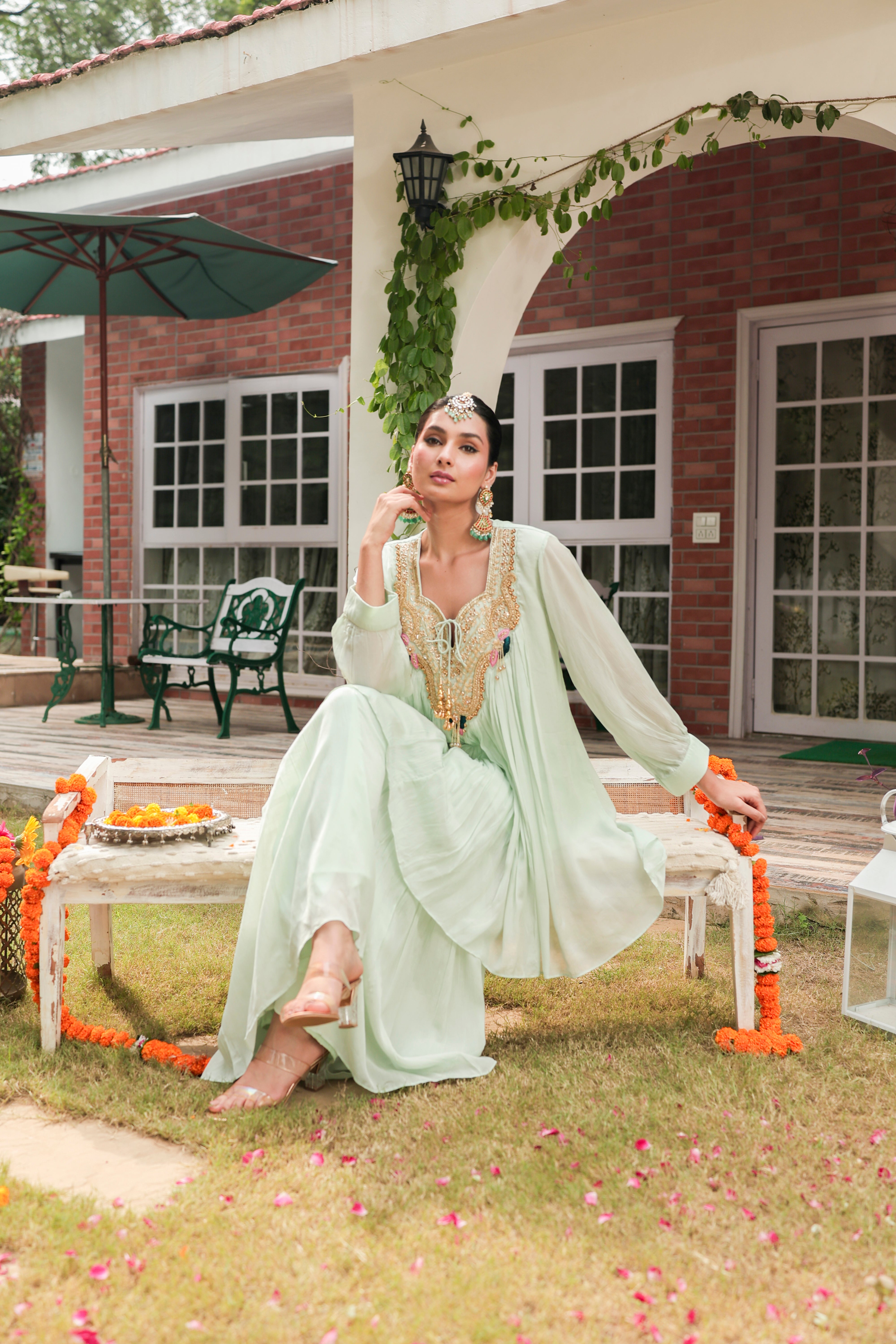 Aima - Kurta and Gharara Set
