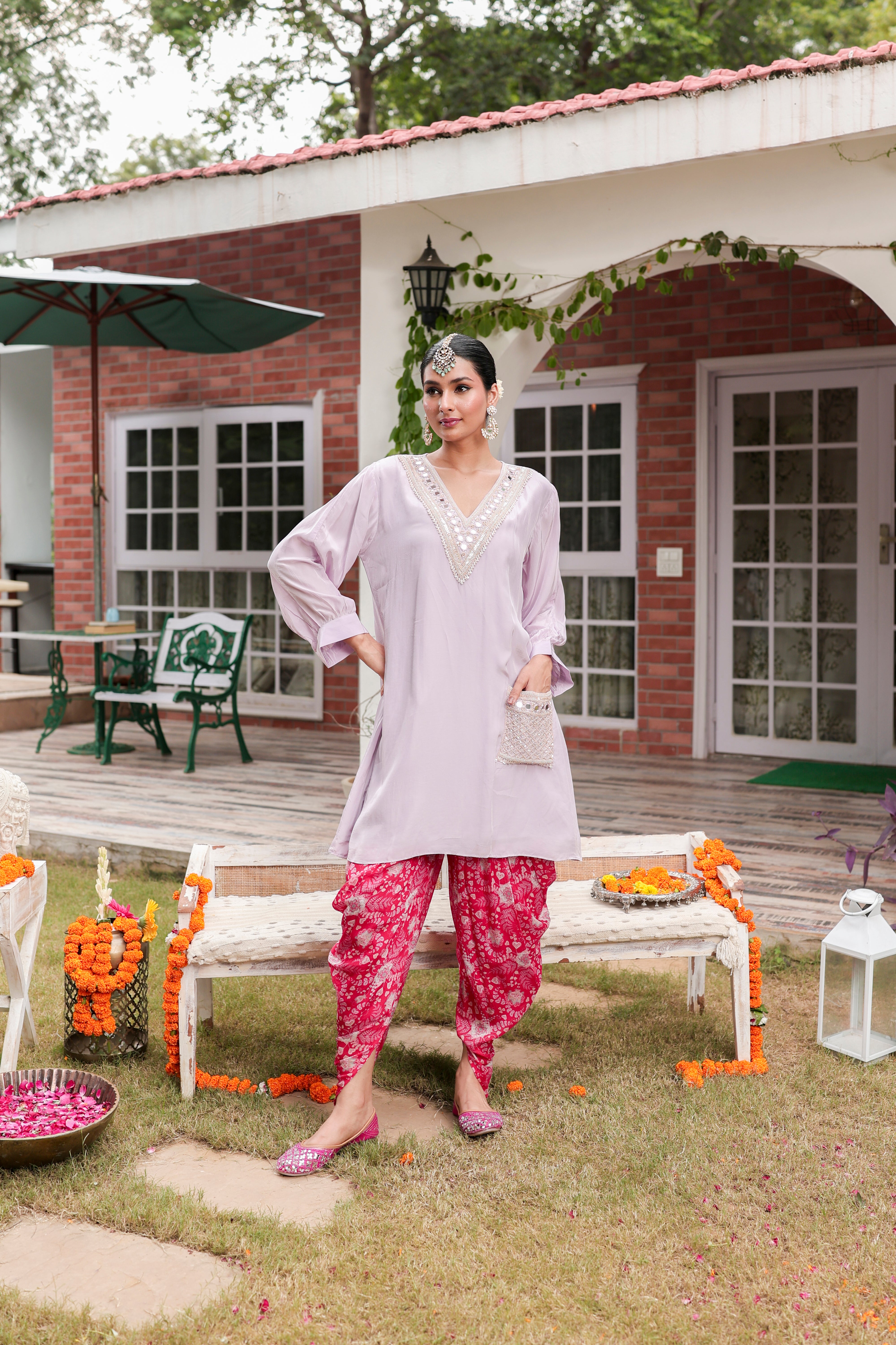 Parva - Kurta and Dhoti Pants Set
