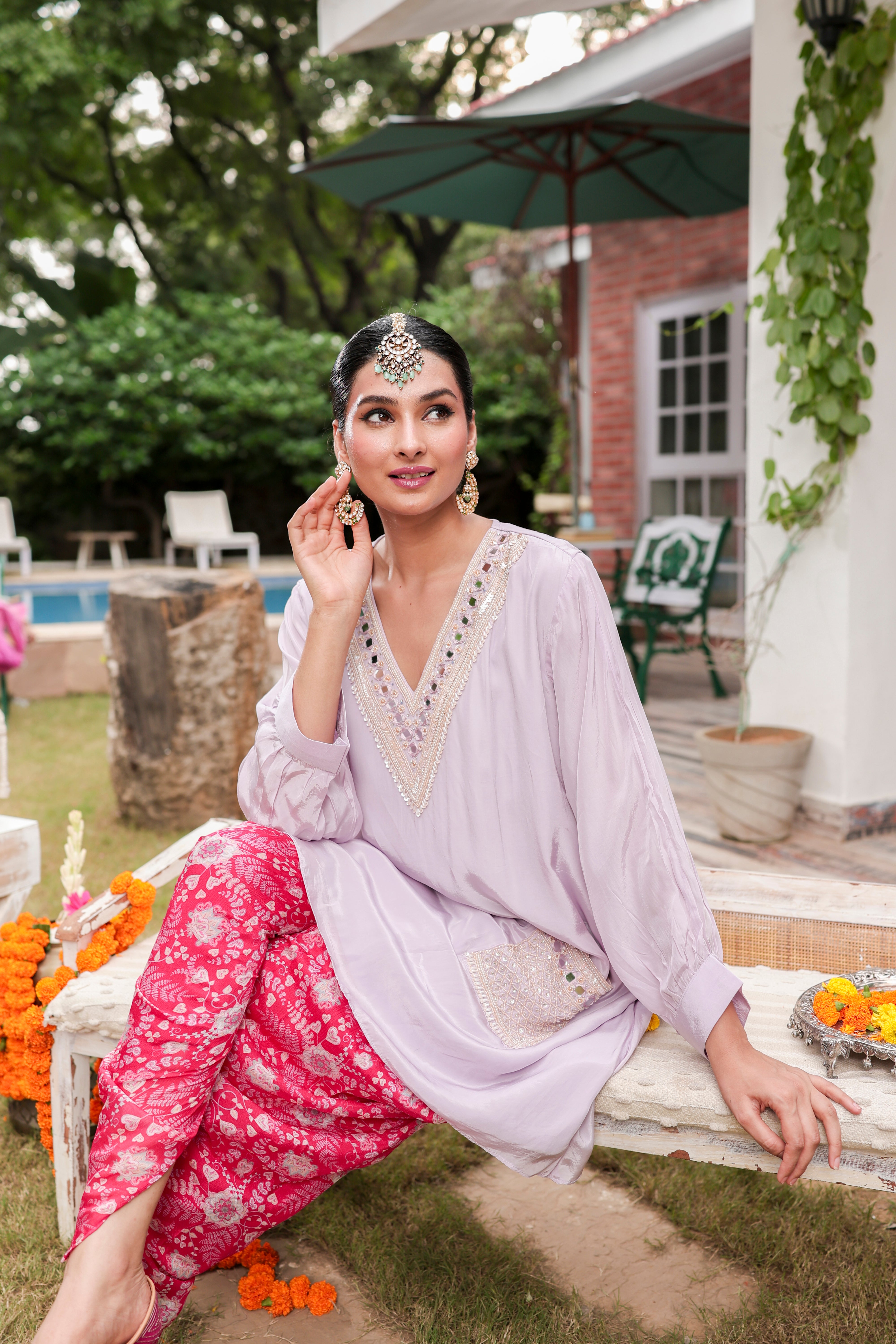 Parva - Kurta and Dhoti Pants Set