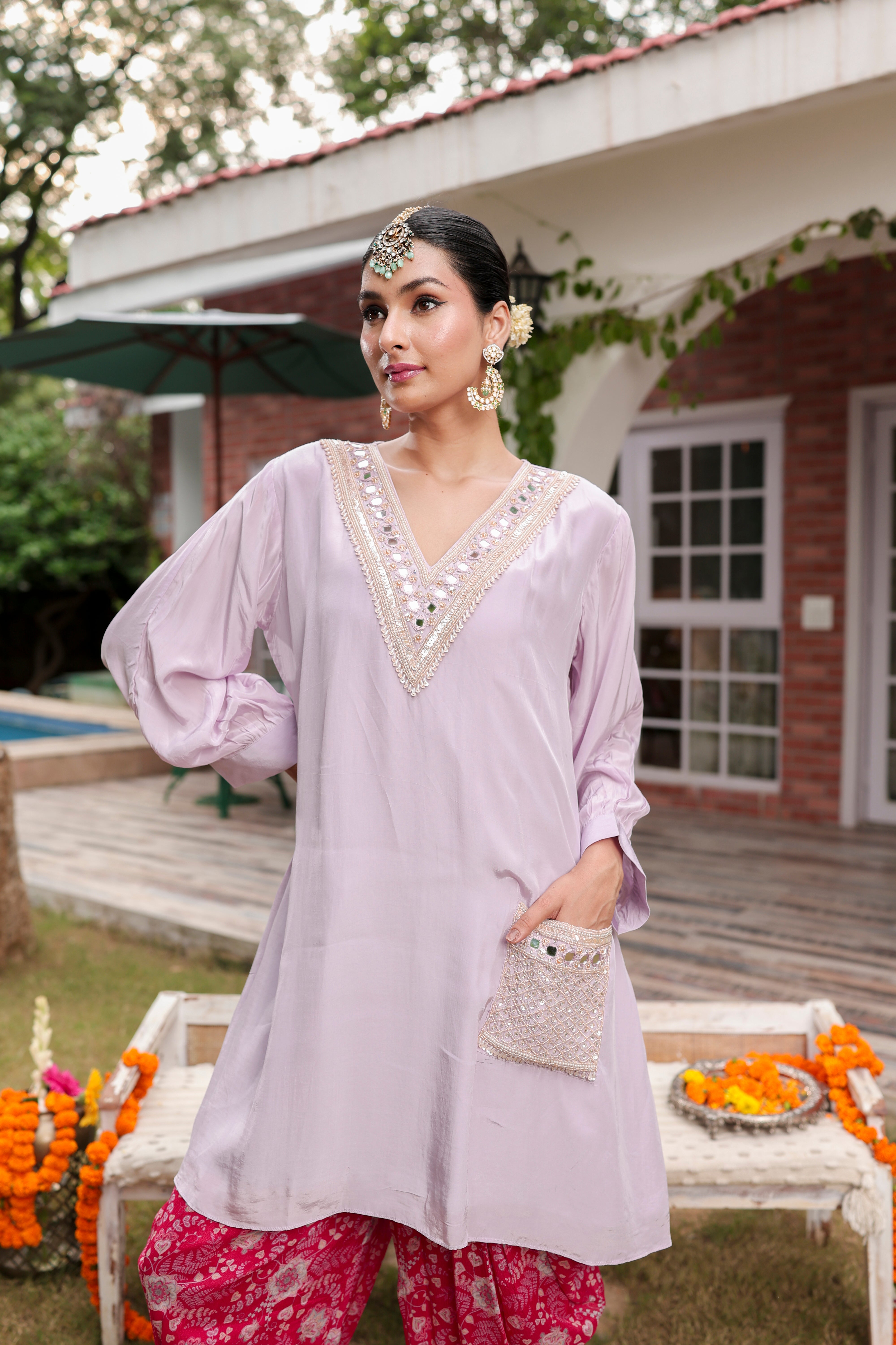 Parva - Kurta and Dhoti Pants Set
