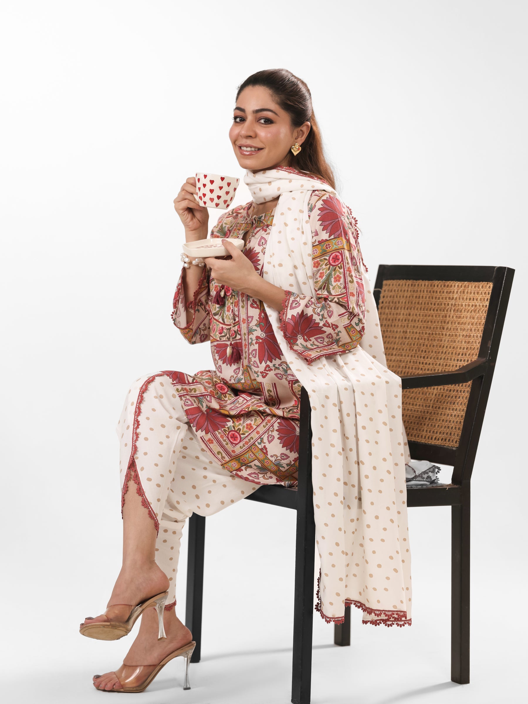 Sylva - Polka Kurta Set