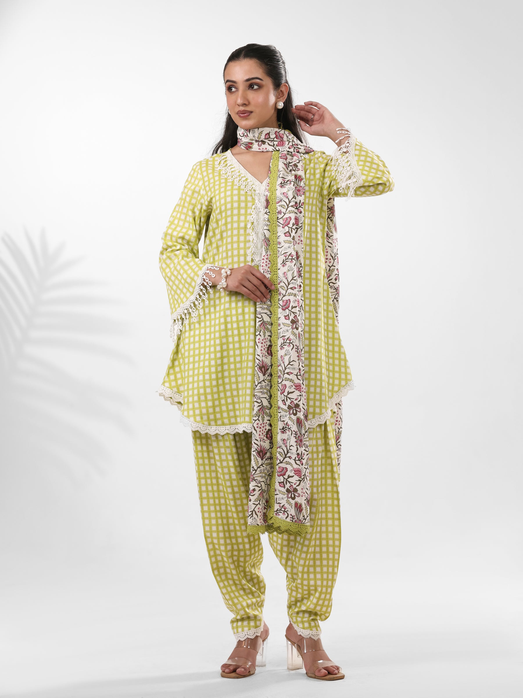 Green Meadow - Farshi Salwar Set