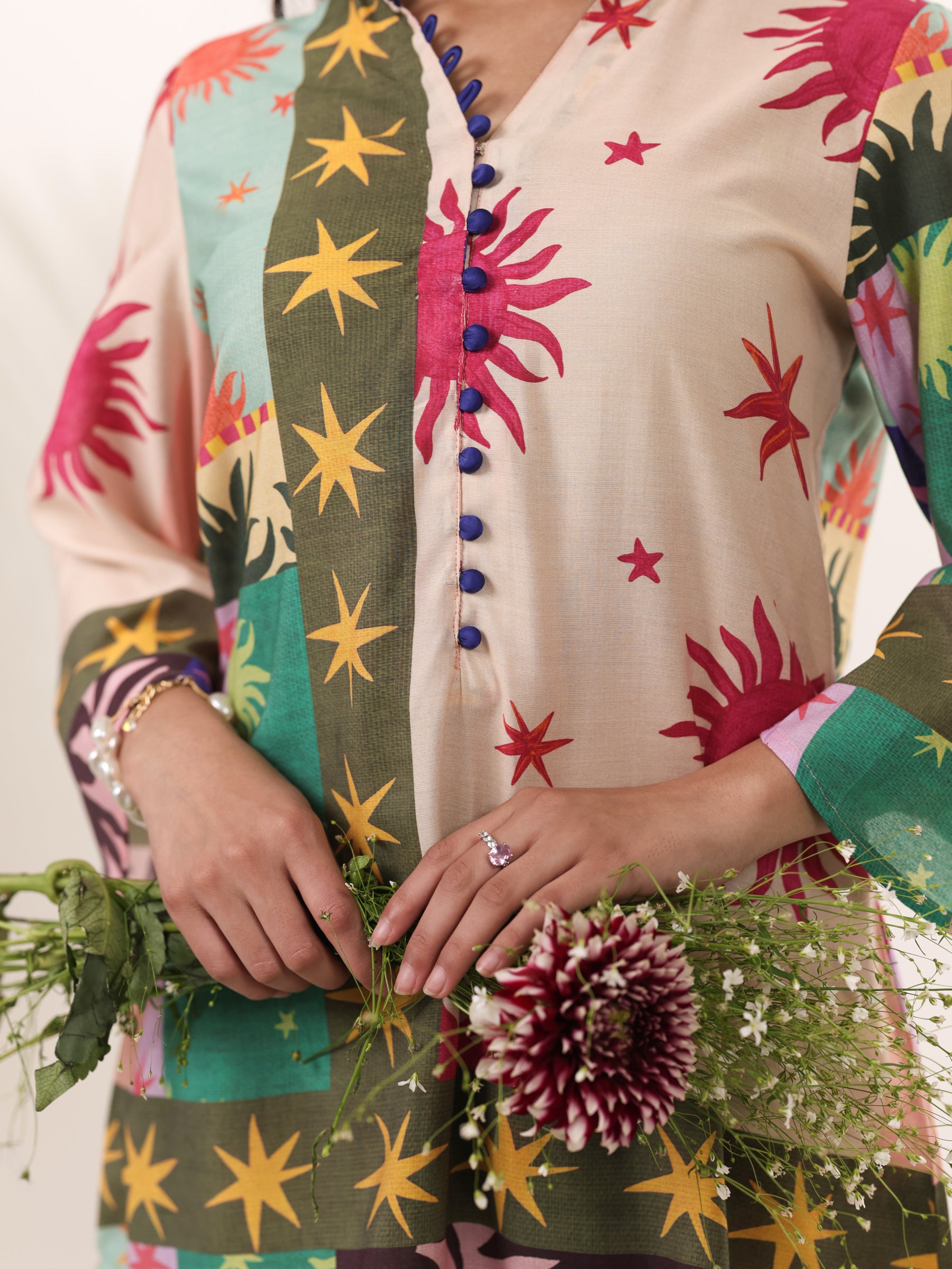 Astra - Printed Farshi Salwar Set