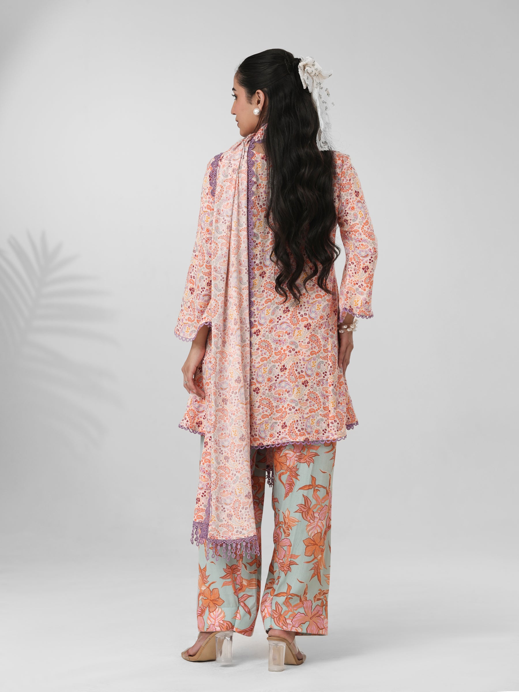 Peach Scarlet - Farshi Salwar Set